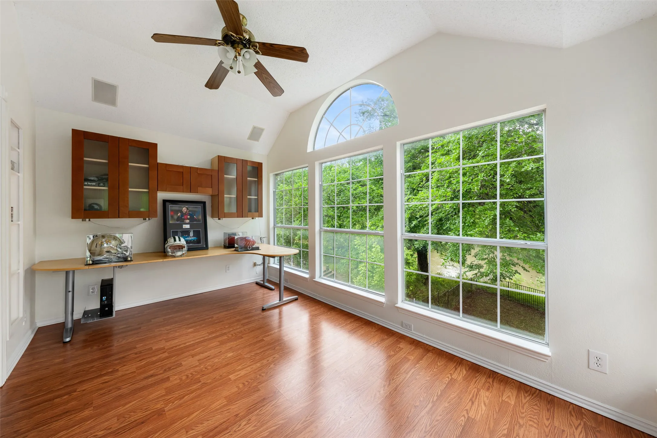 Sunroom-office off primary bedroom.