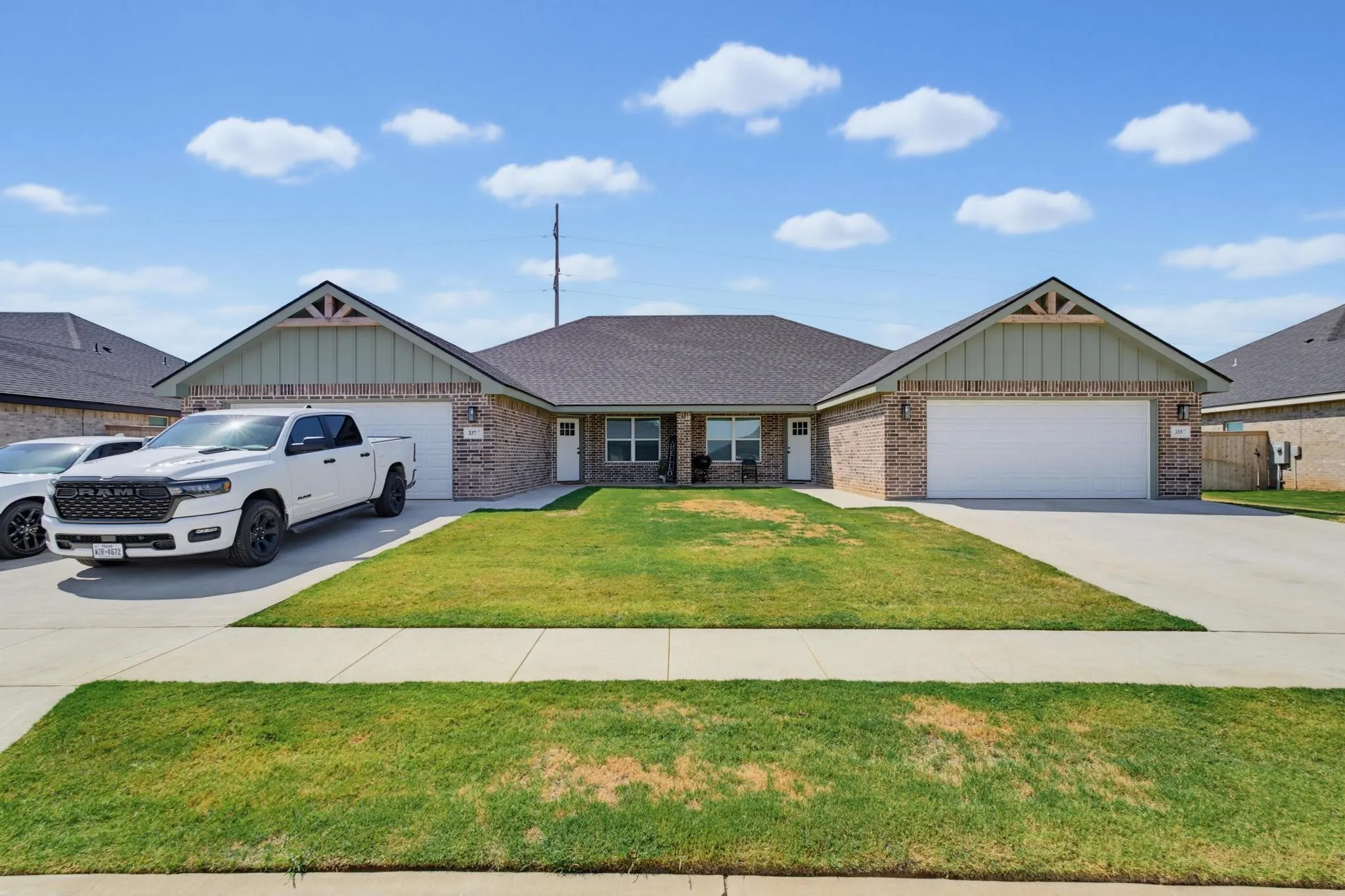 Townhouse For Sale in Taylor County , 341 / 345 Woodstock Lane, Abilene, Texas 79602, 6 Bedroom, 4 Bathroom, 4 Garage spaces, 2,744 Sqft, built in 2025, mls#21368459, Real Estate Agent in Abilene, Homes For Sale in Taylor county, Homes For Sale in Abilene, Realtor in Abilene Texas, Real Estate Brokerage Independent Realty Texas, Luminita Cordes Realtor