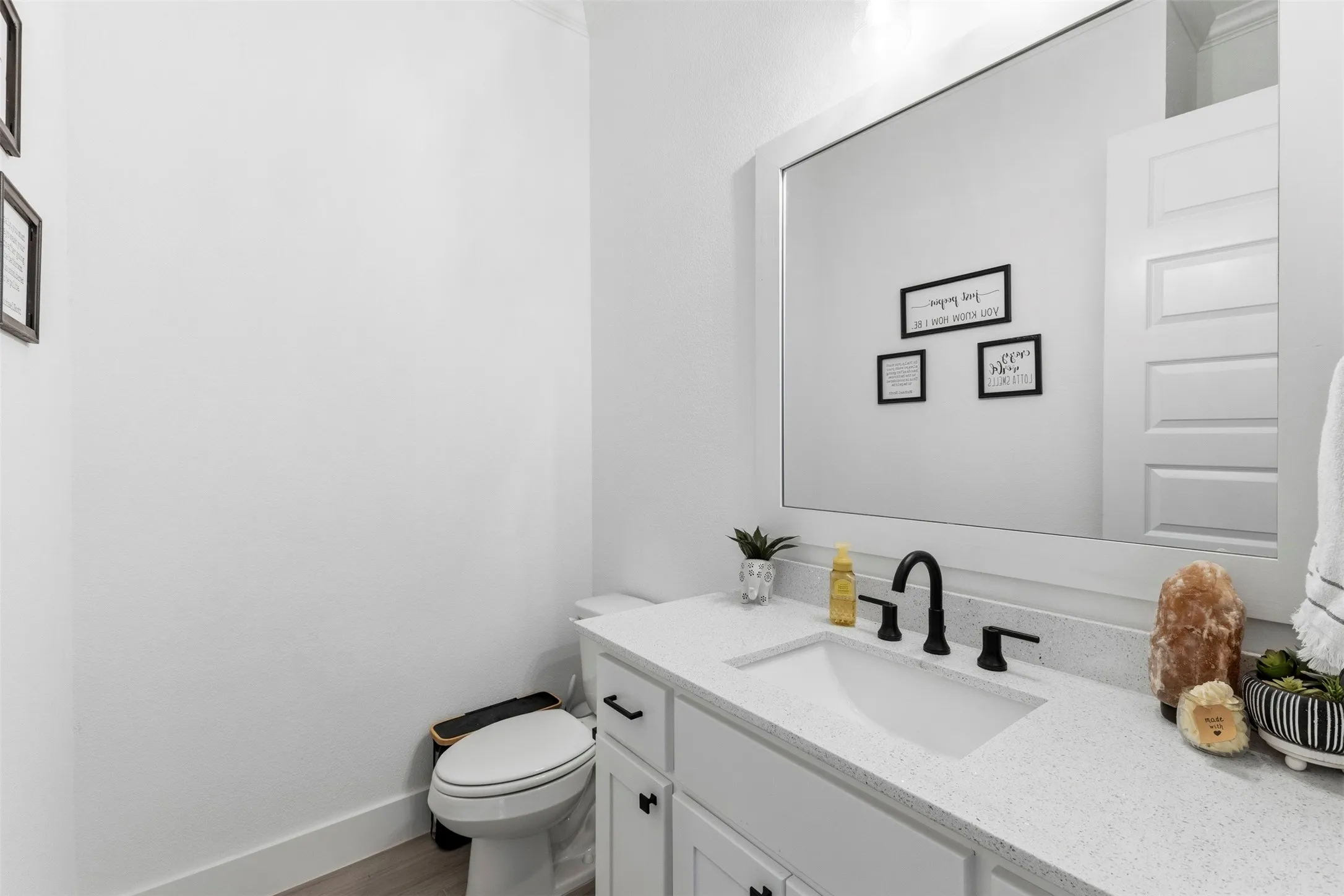 Half bath located next to bedroom #4