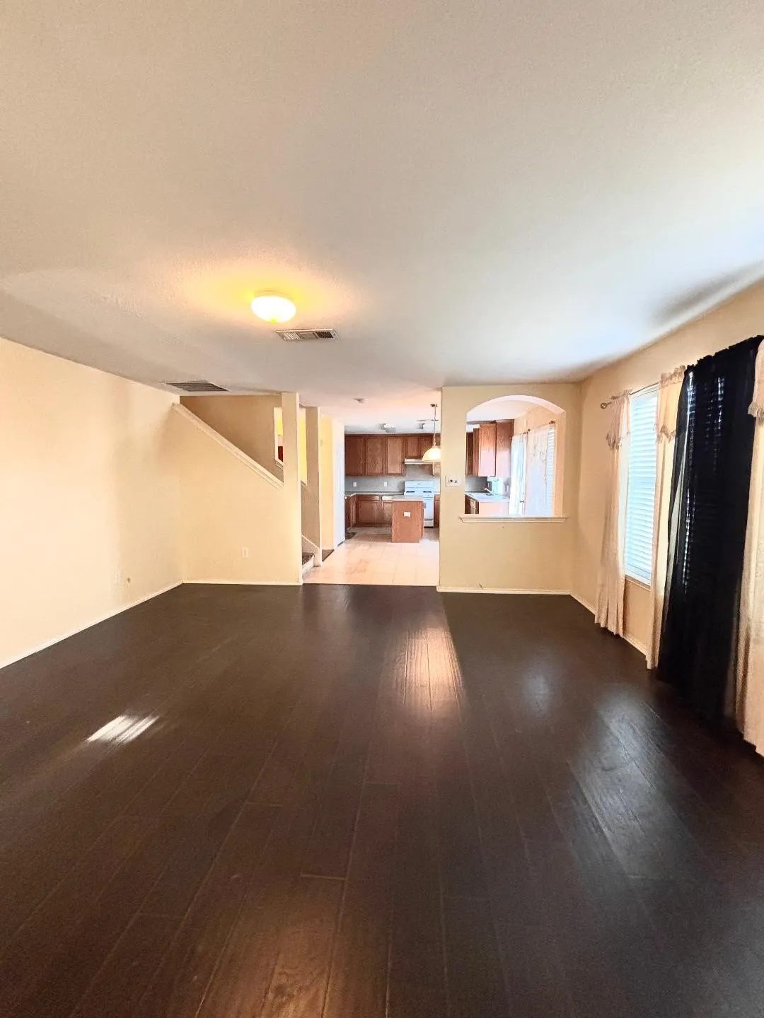 Family room off kitchen