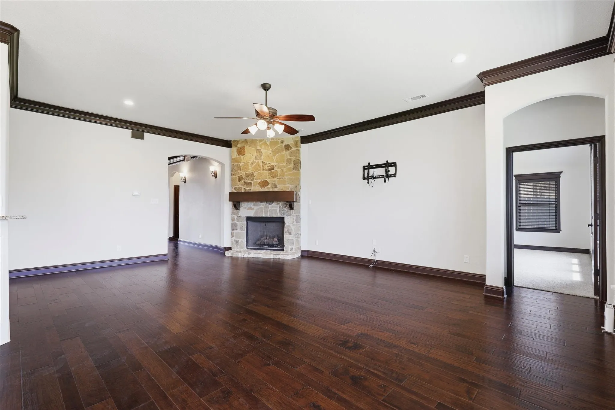 Extensive custom millwork