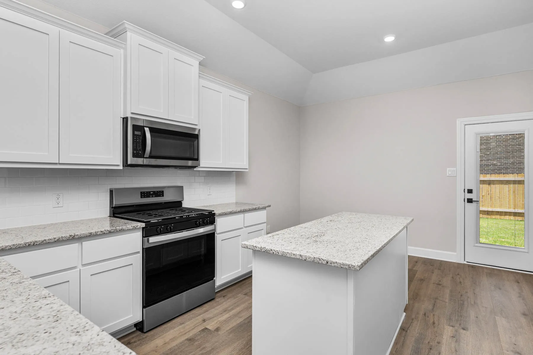All kitchen Whirlpool® appliances are included.