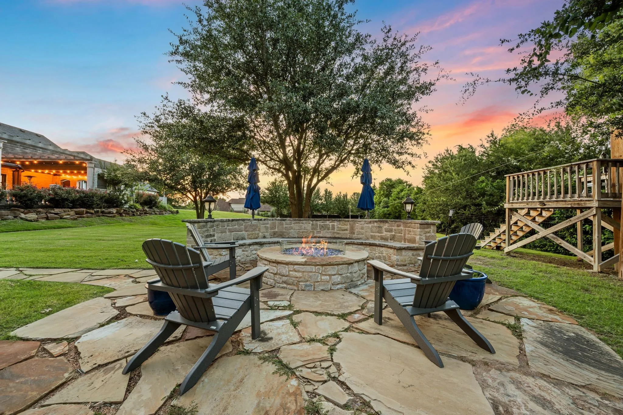 Firepit and Zip Line!