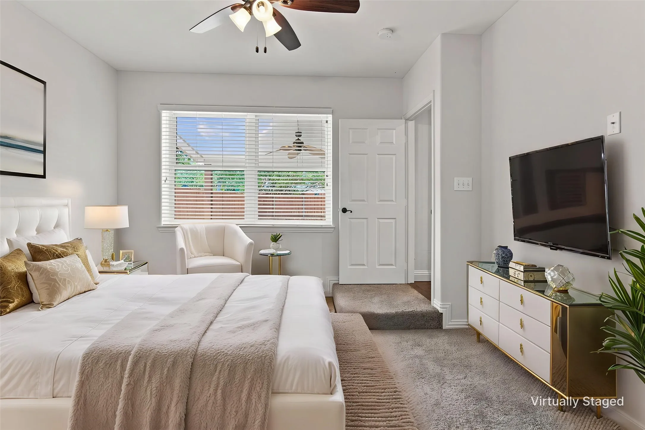 Master Bedroom Virtual Staged