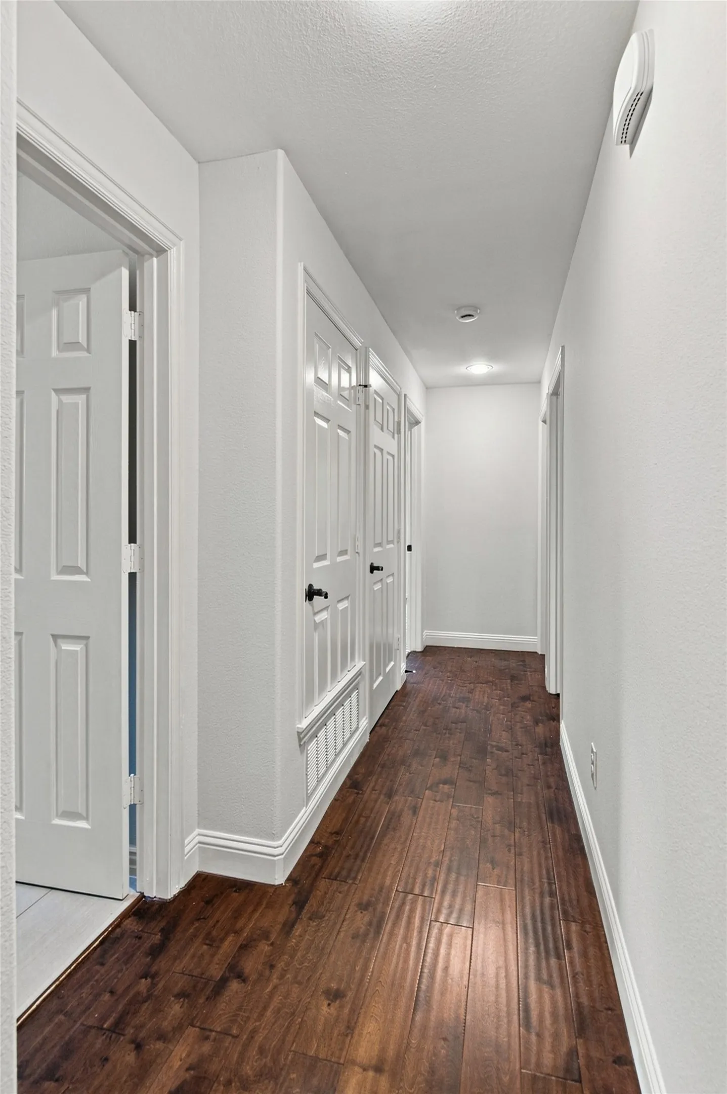 Split bedroom hallway