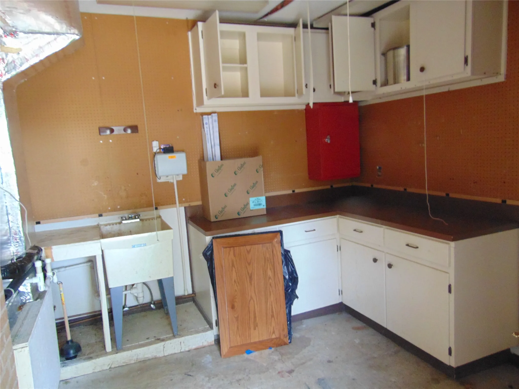1 of 3 storage areas, not including the garage