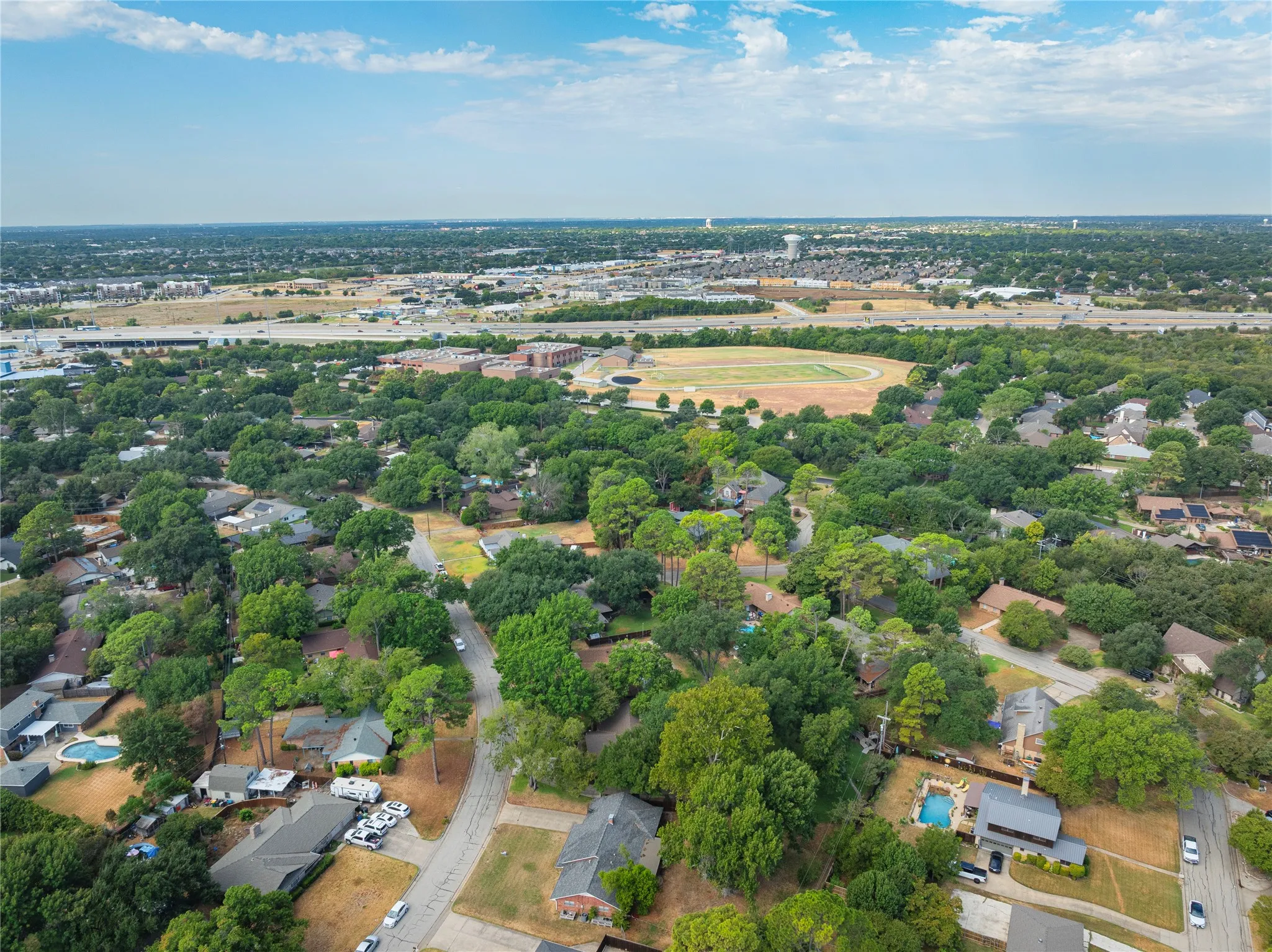 Showing easy access to i-35