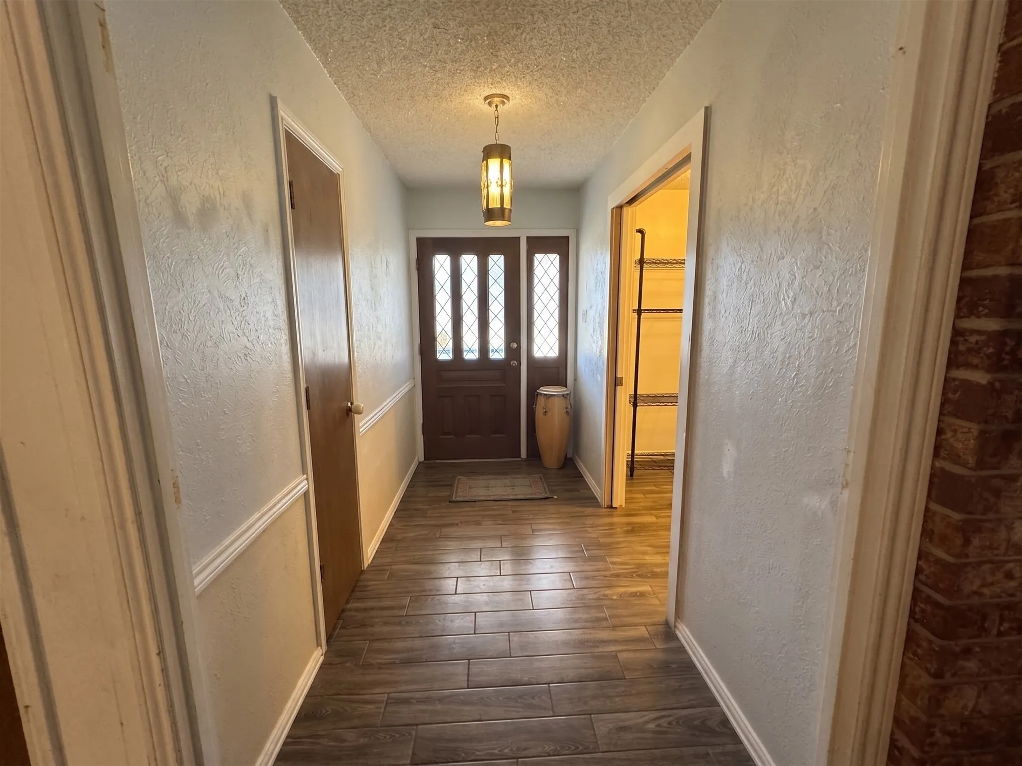Entry and office to the right of entry