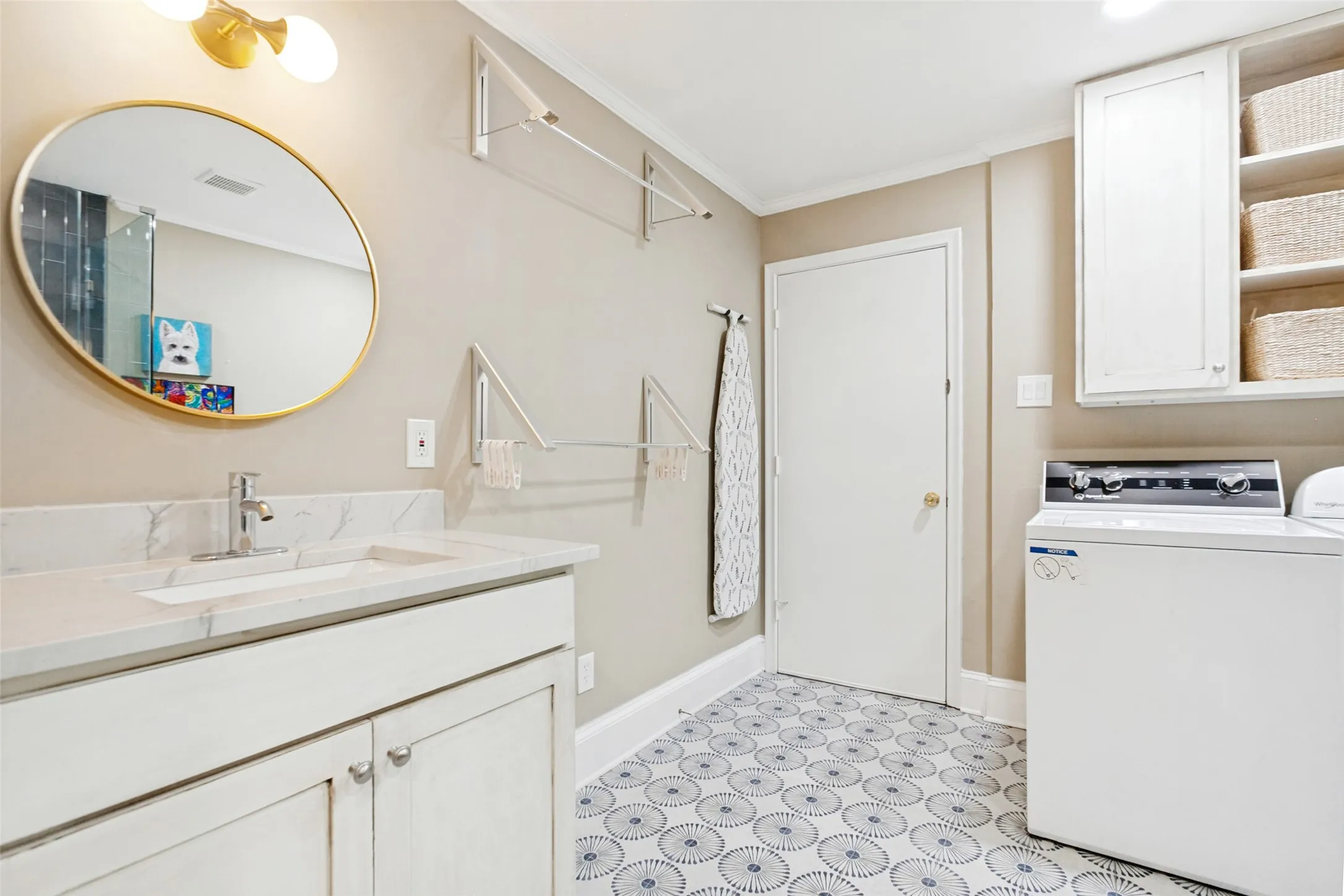Full size utility room