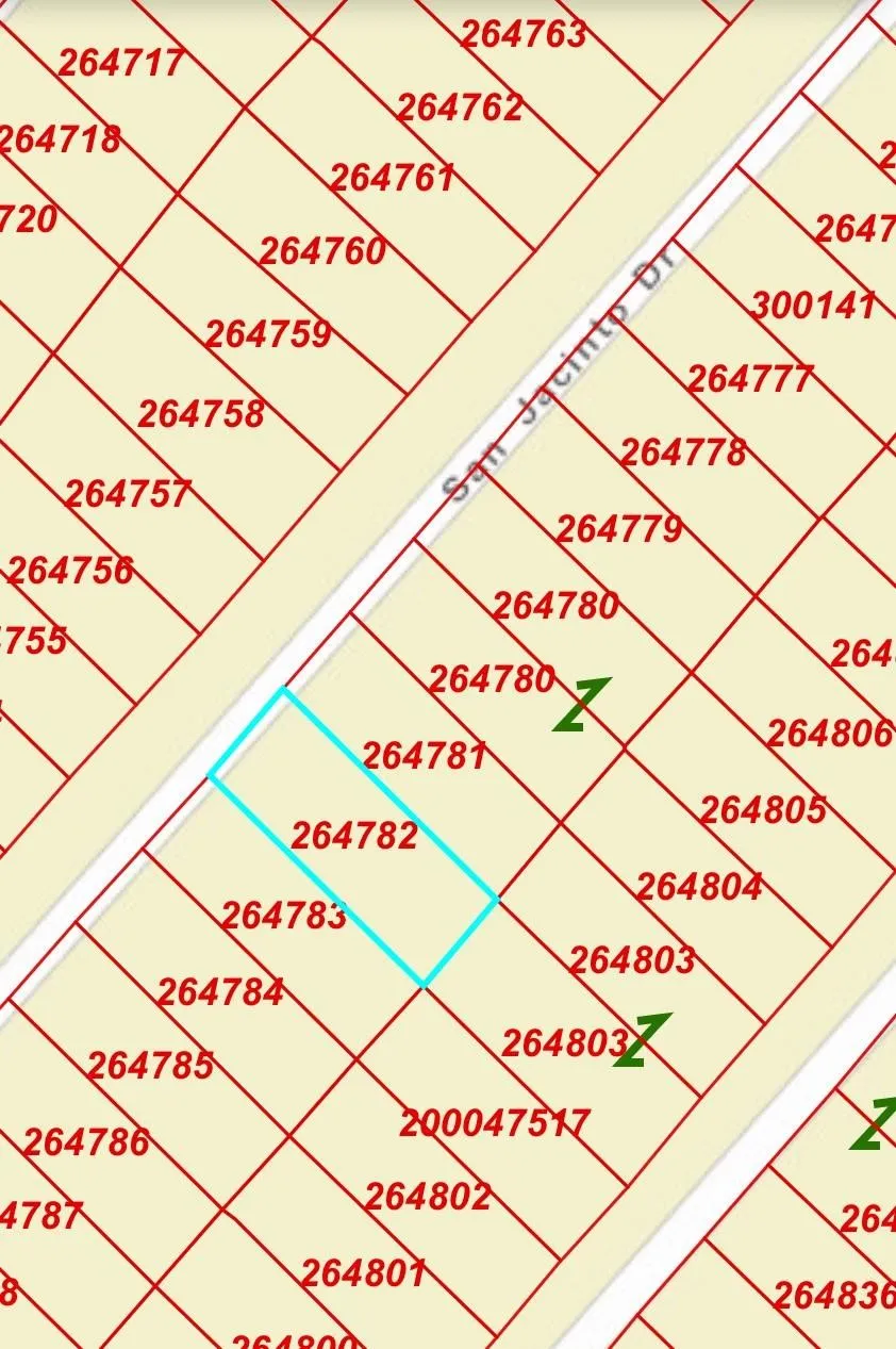 Plat Map. Illustrating property boundaries and parcel identification numbers for the property