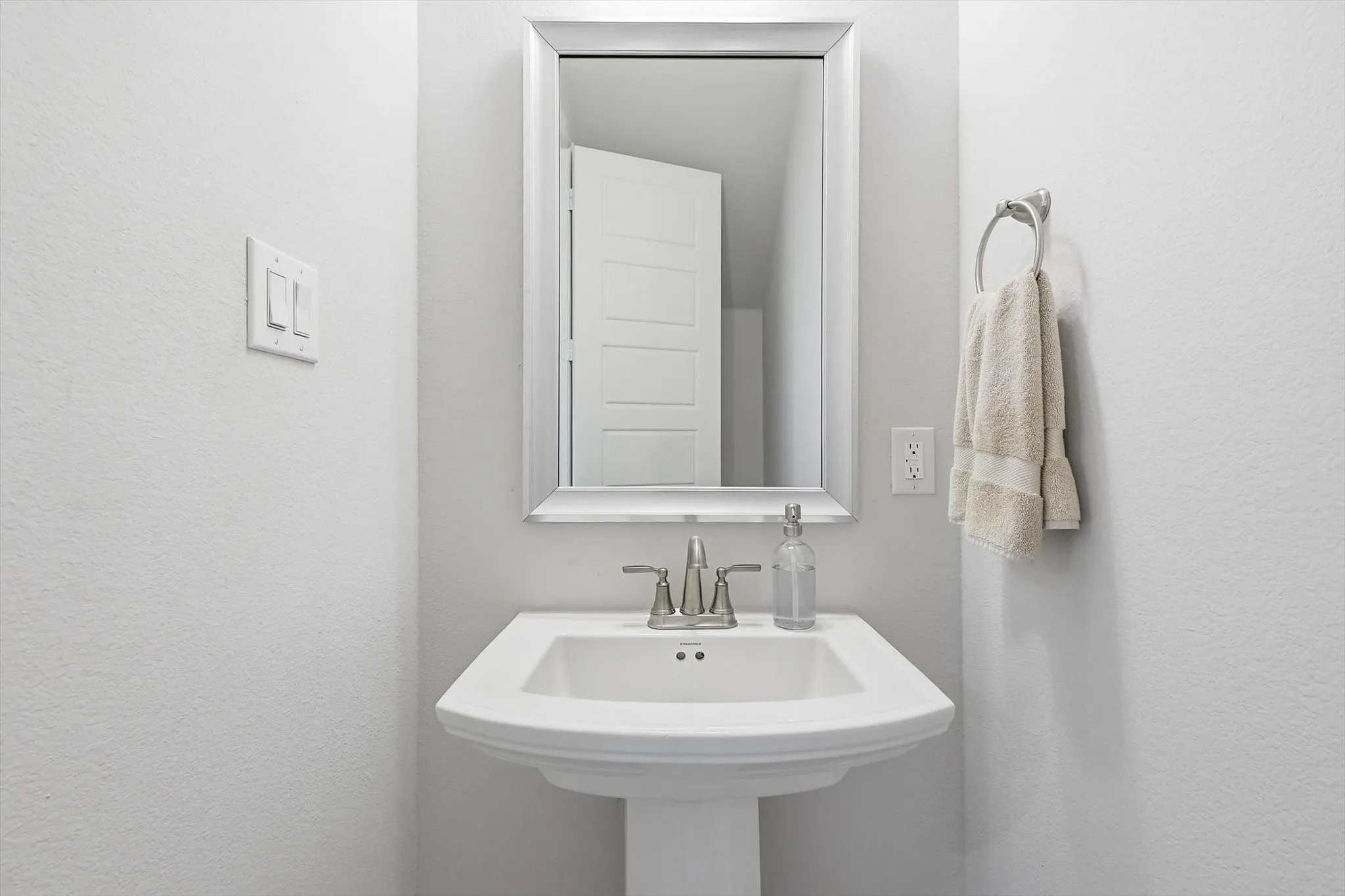 Downstairs half bath