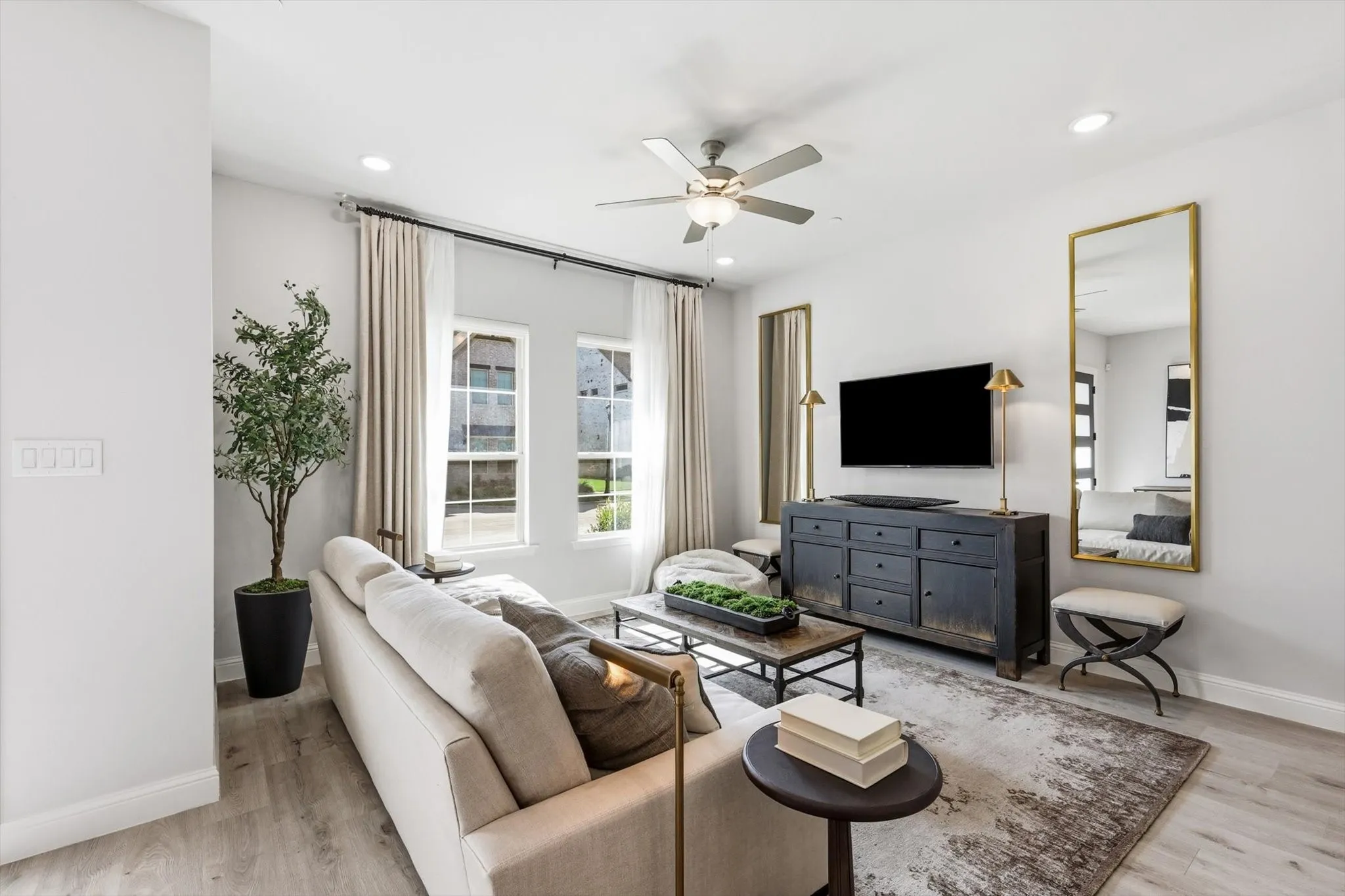 Ample living space with abundant natural light