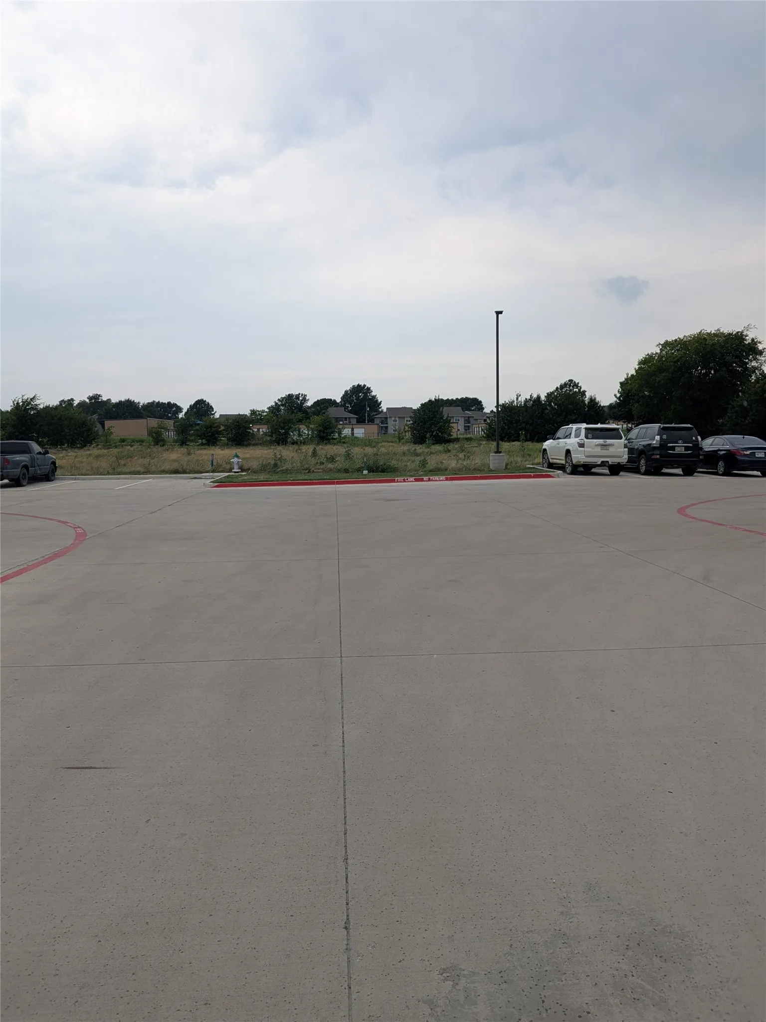 Drive access to proposed building