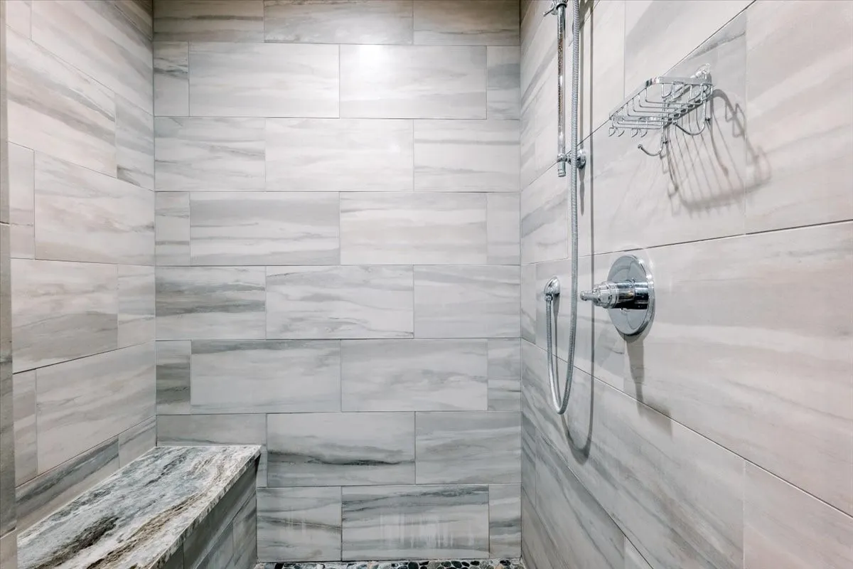 Jack-and-Jill bathroom shower