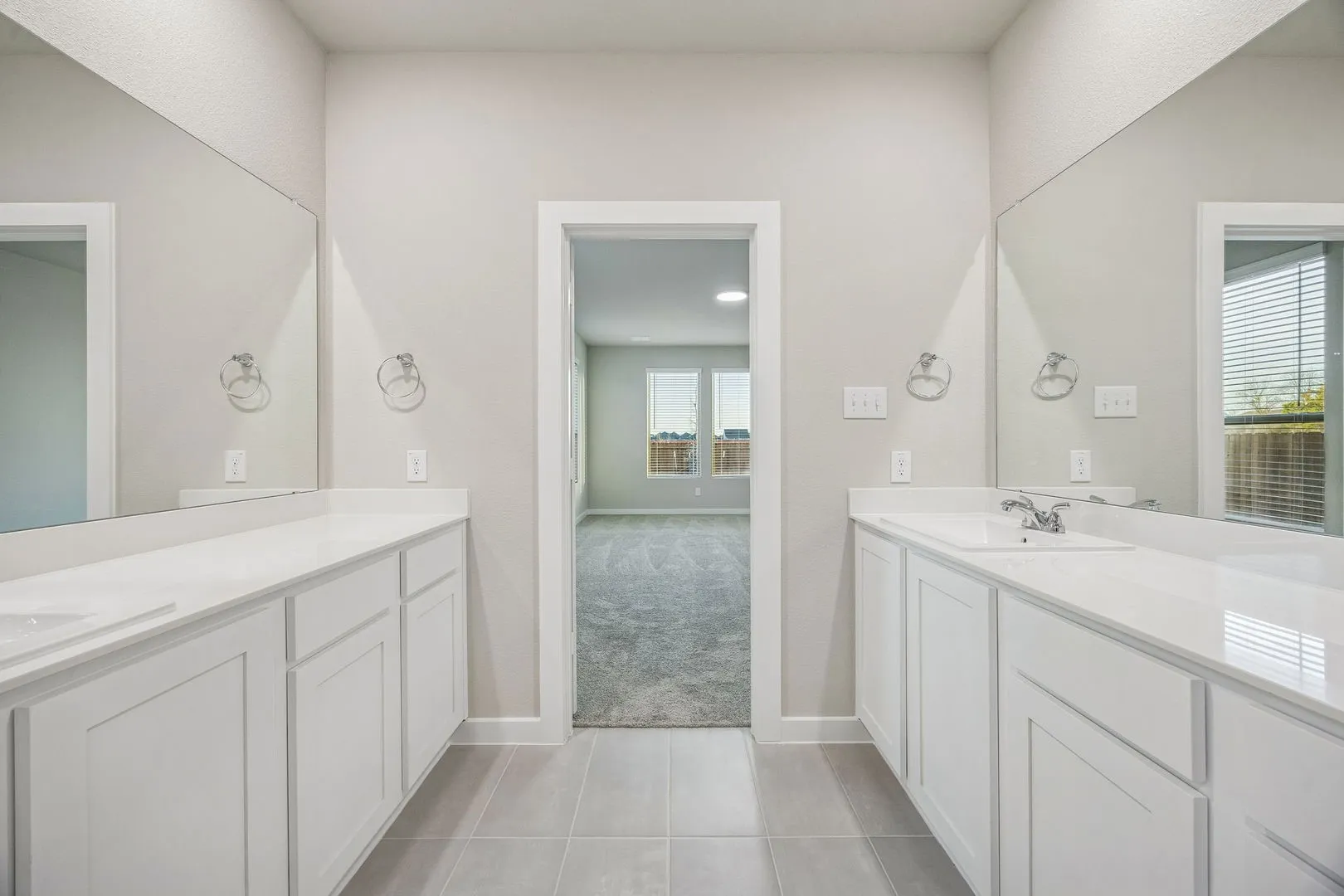 Primary Bathroom in the Wimbledon home plan by Trophy Signature Homes – REPRESENTATIVE PHOTO