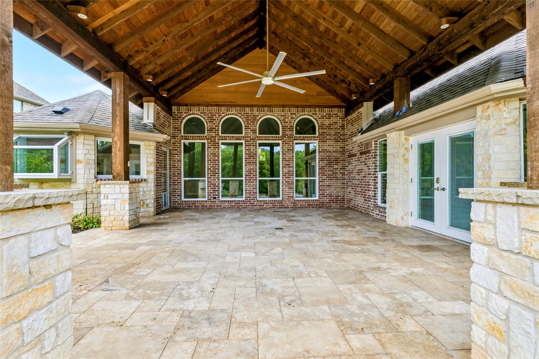 Large patio