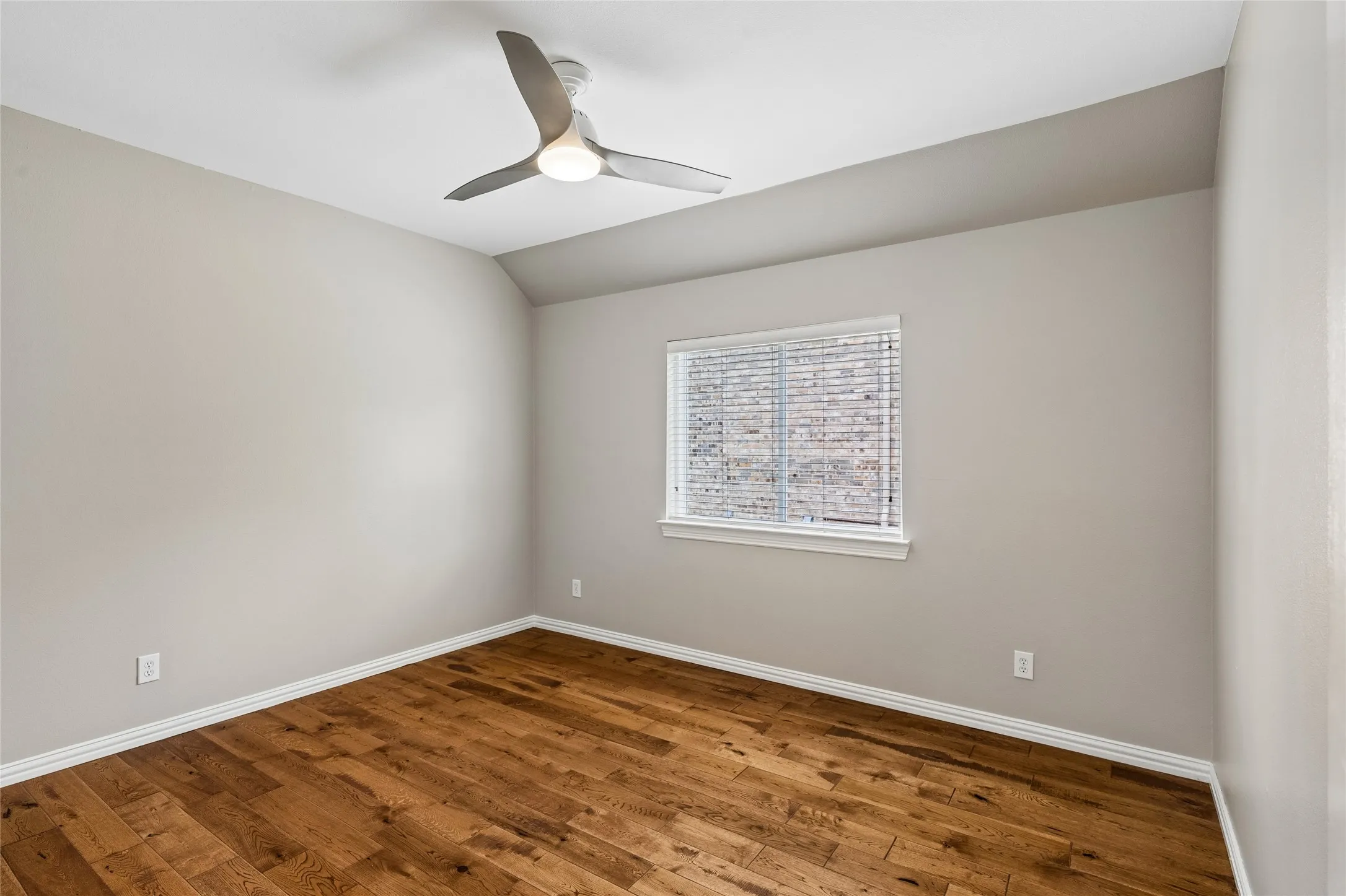 Second bedroom downstairs with walk in closet