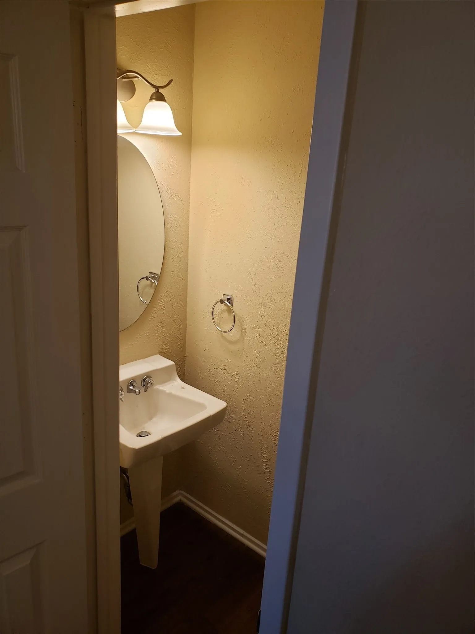 downstairs half bath