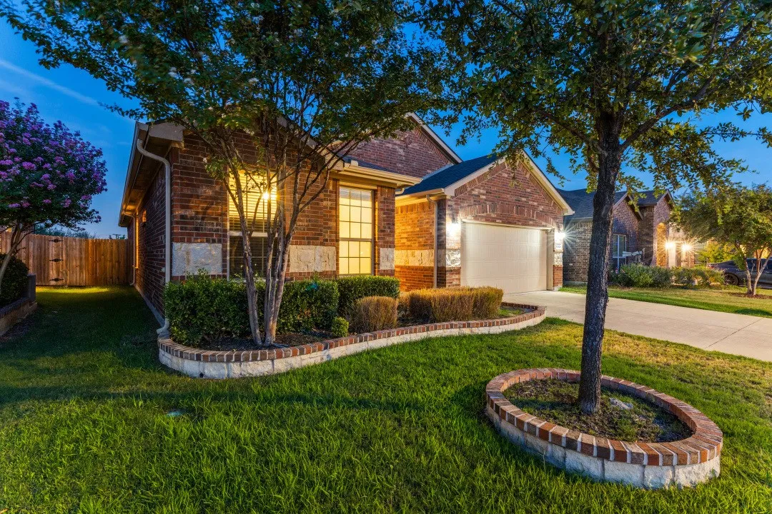 Front of Home at Dusk