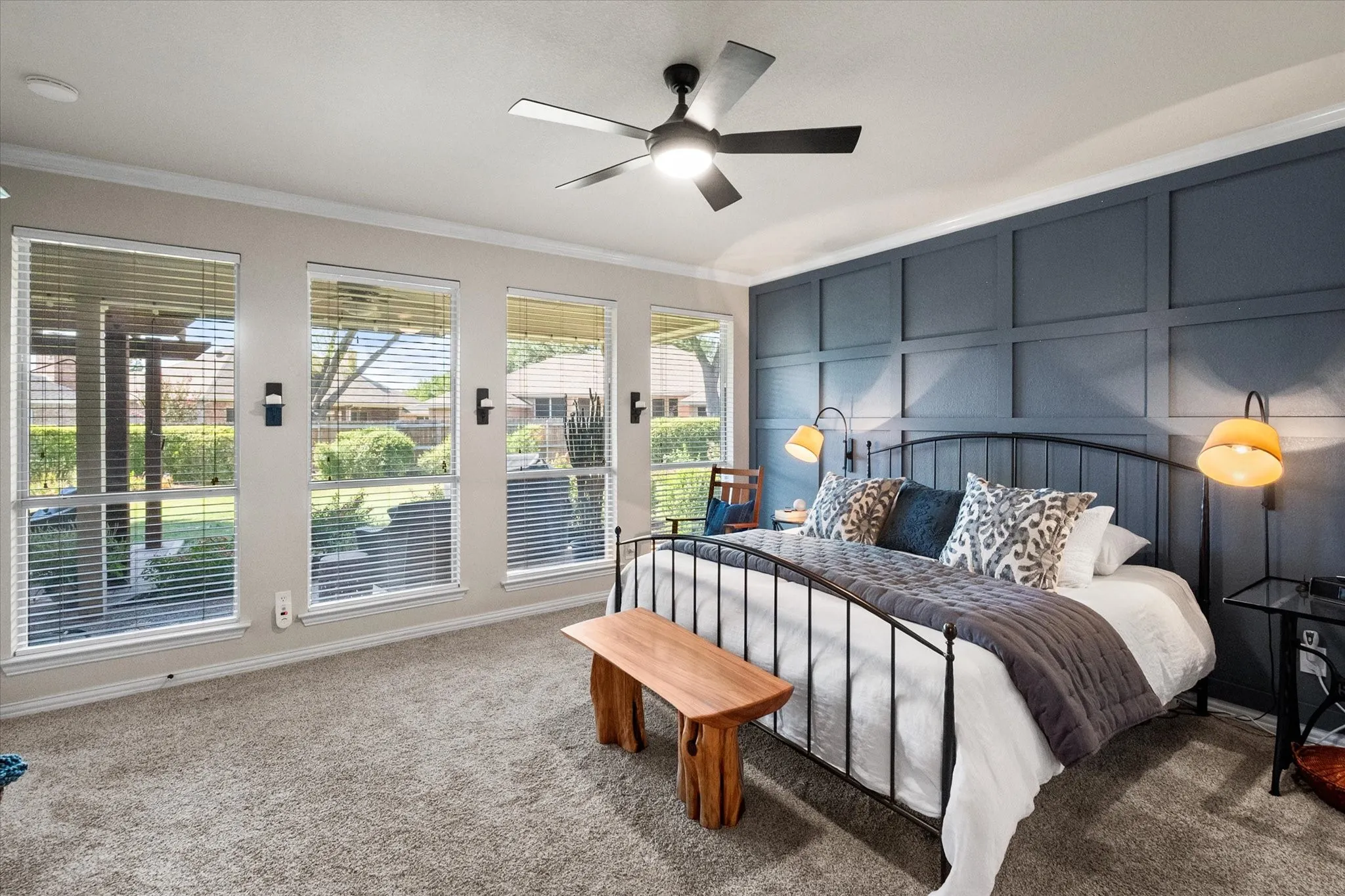 Light and bright with views to the backyard