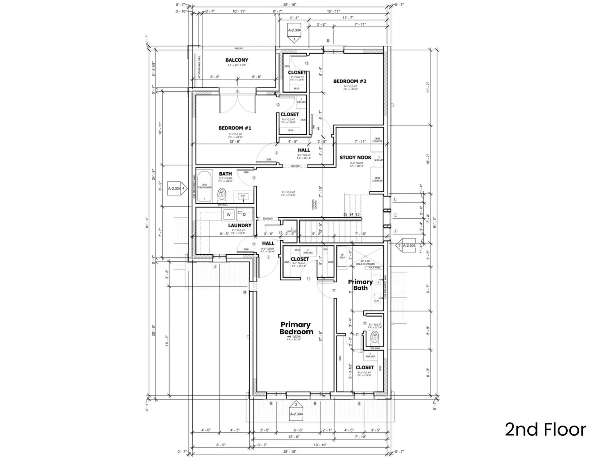2nd Level - Floor Plan