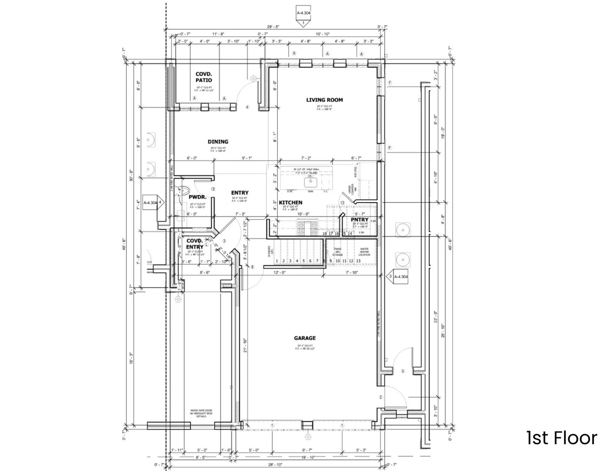 1st Level - Floor Plan