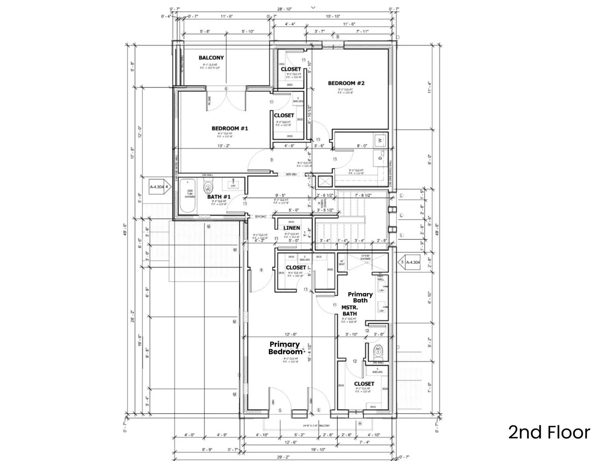 2nd Level - Floor Plan
