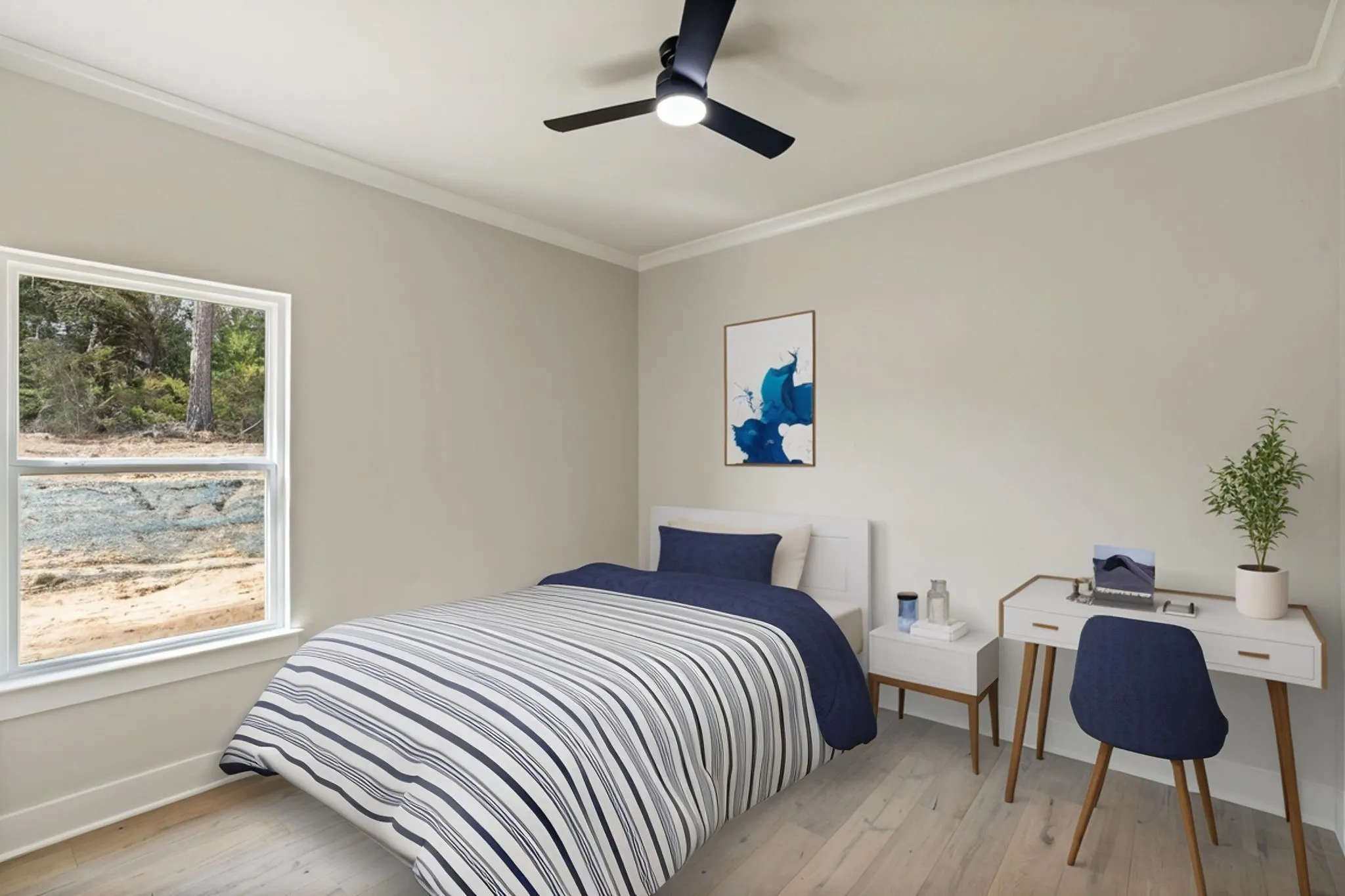 virtually staged bed 2