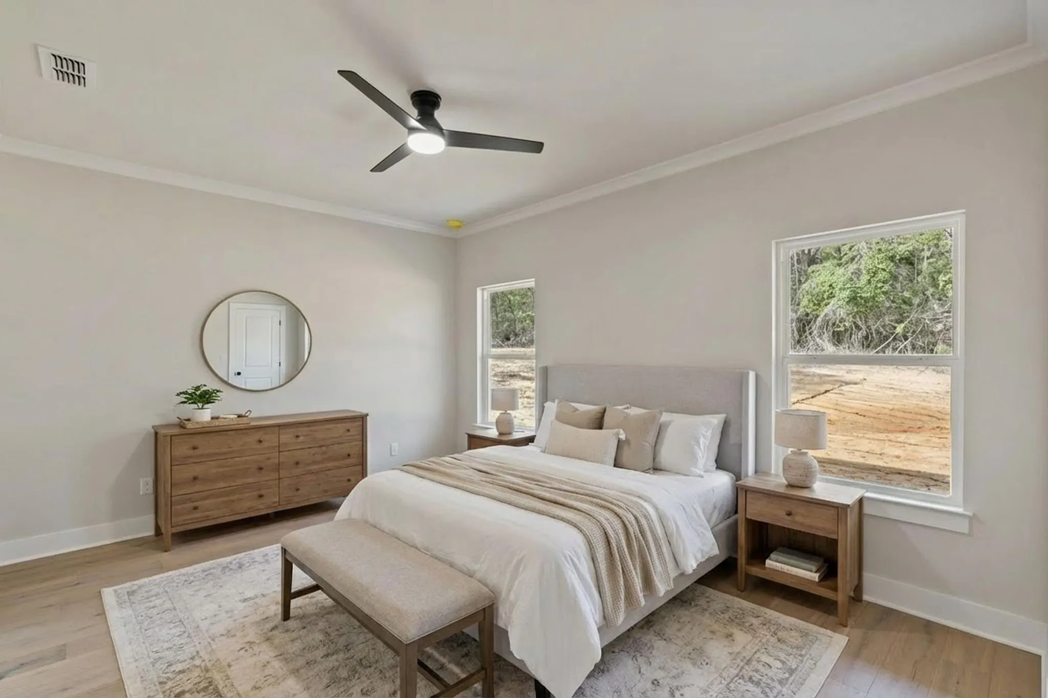 virtually staged bed 1