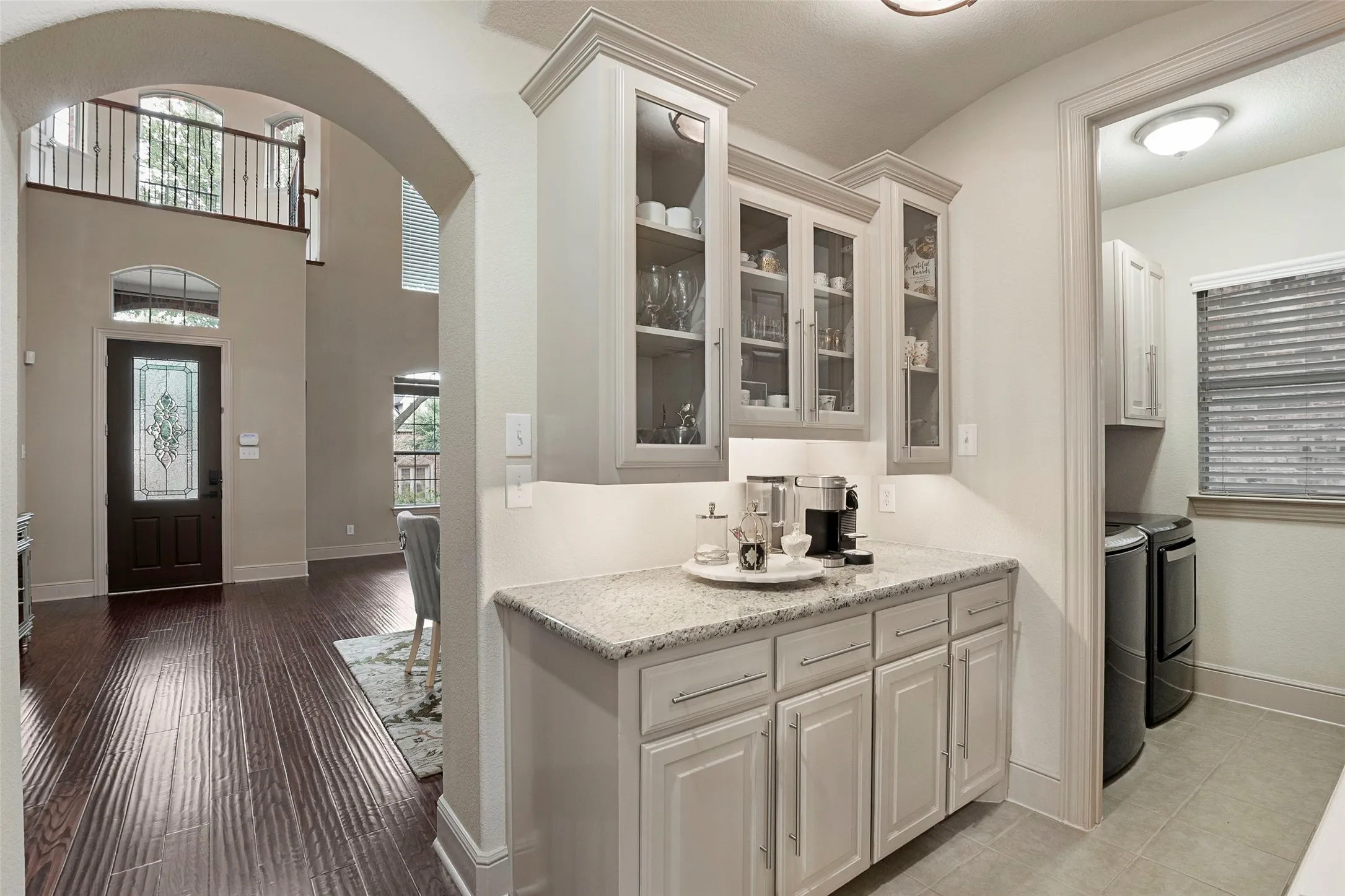 tea/coffee area