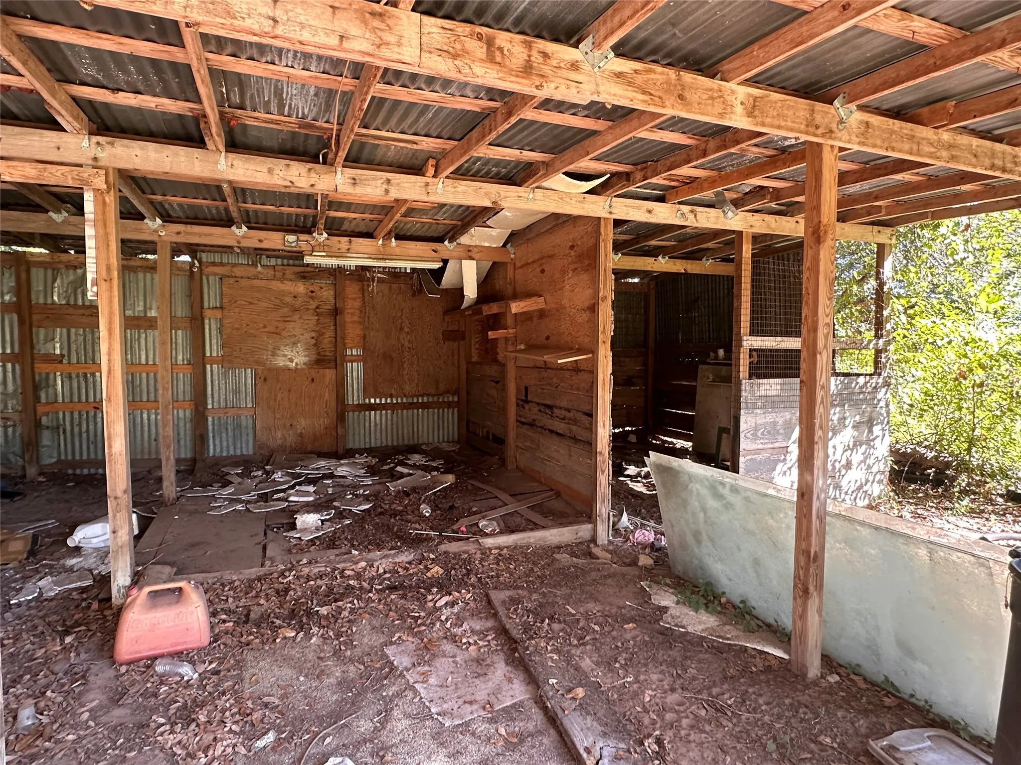 Corner Room could be a chicken coup