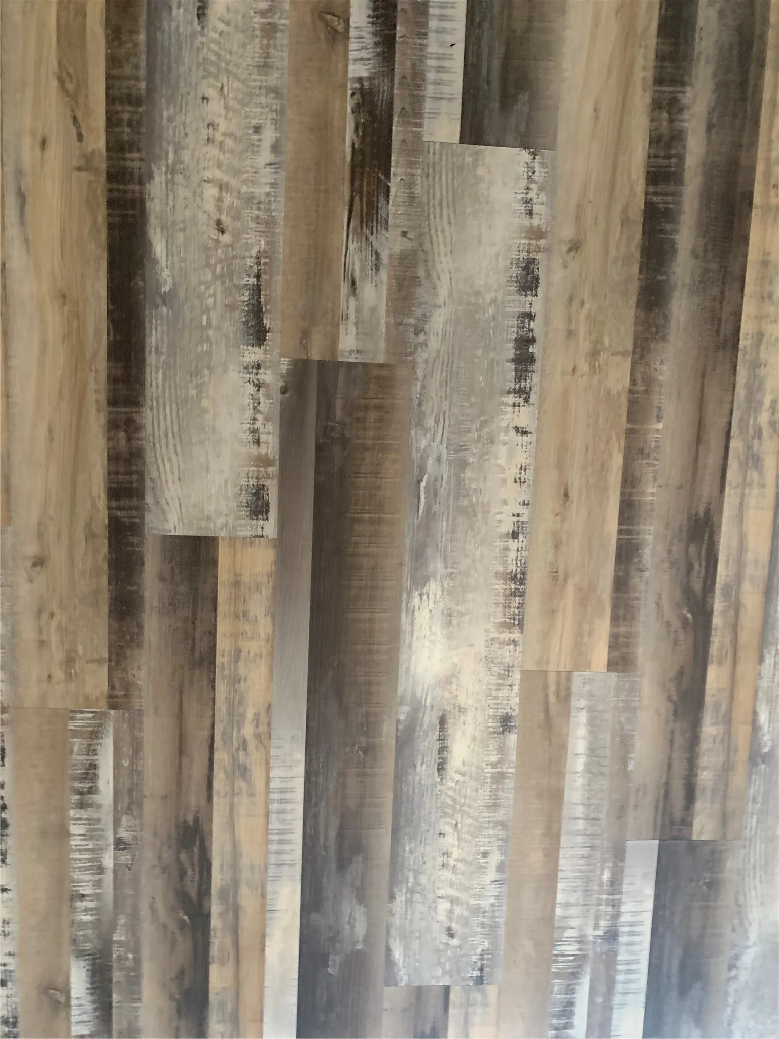 Sample of laminate flooring throughout the home.