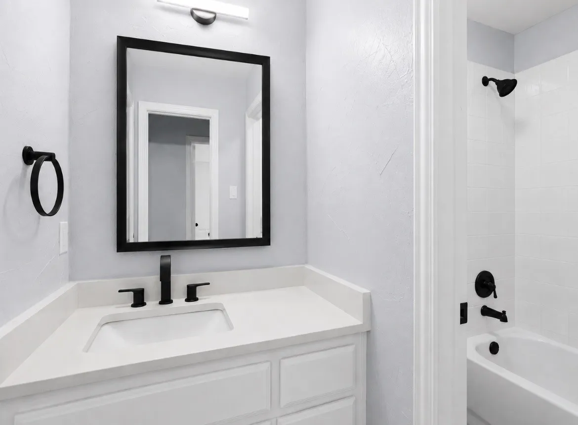Jack and Jill upstairs bathroom