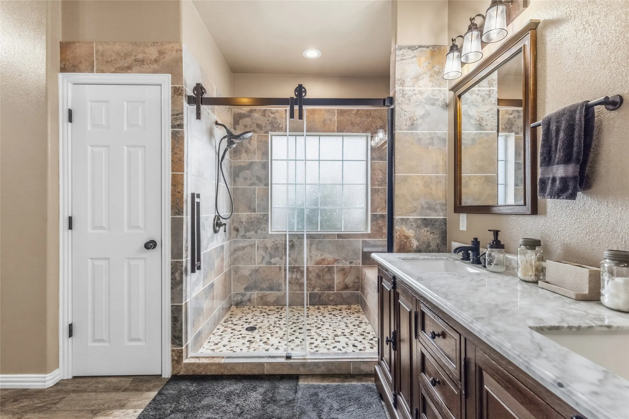 Spa like walk in shower