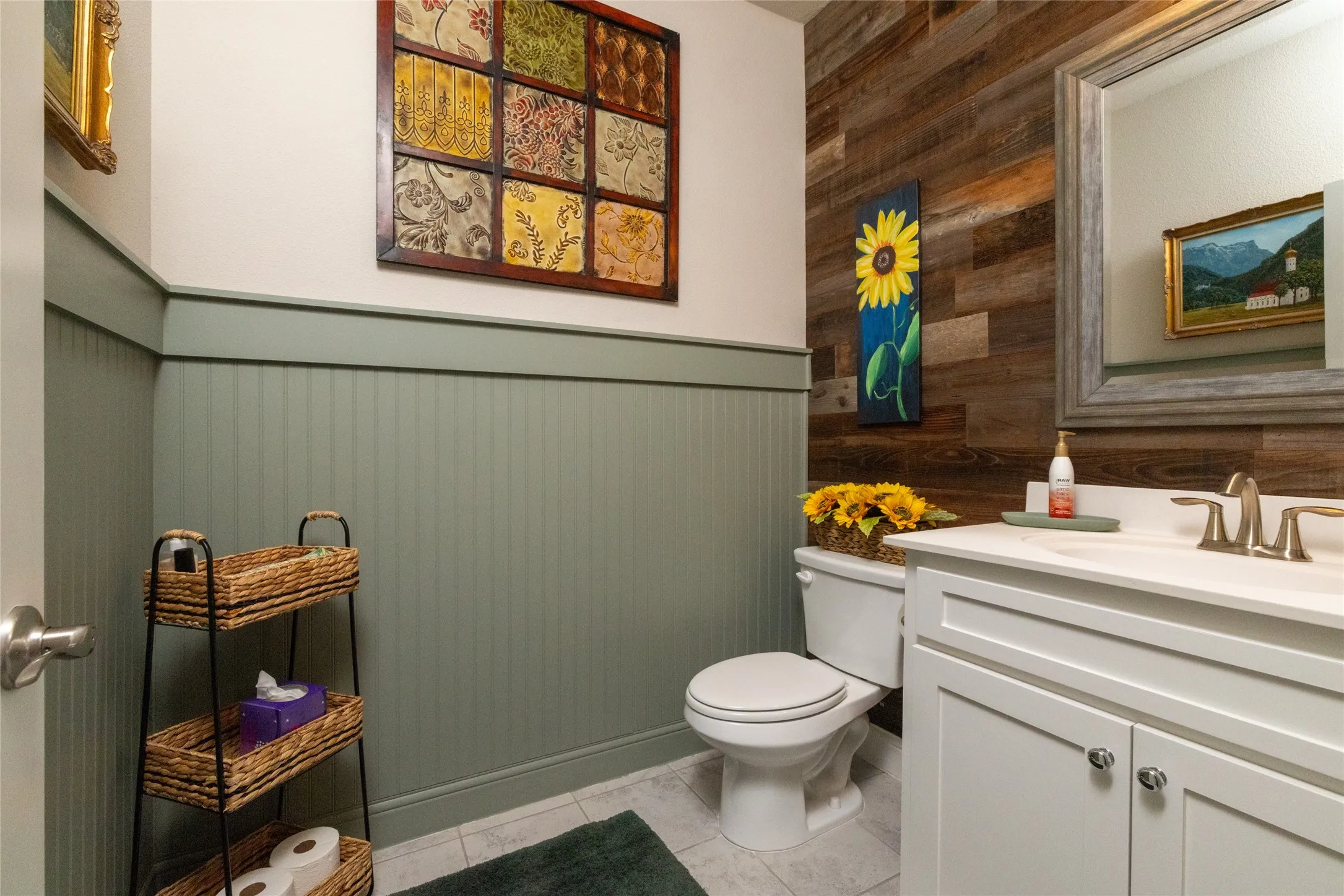 Upstairs Half Bath