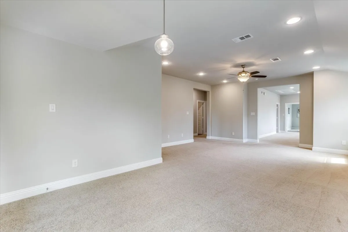 The ideas of endless for this spacious second floor living area. Game room, media room, and so many possibilities.