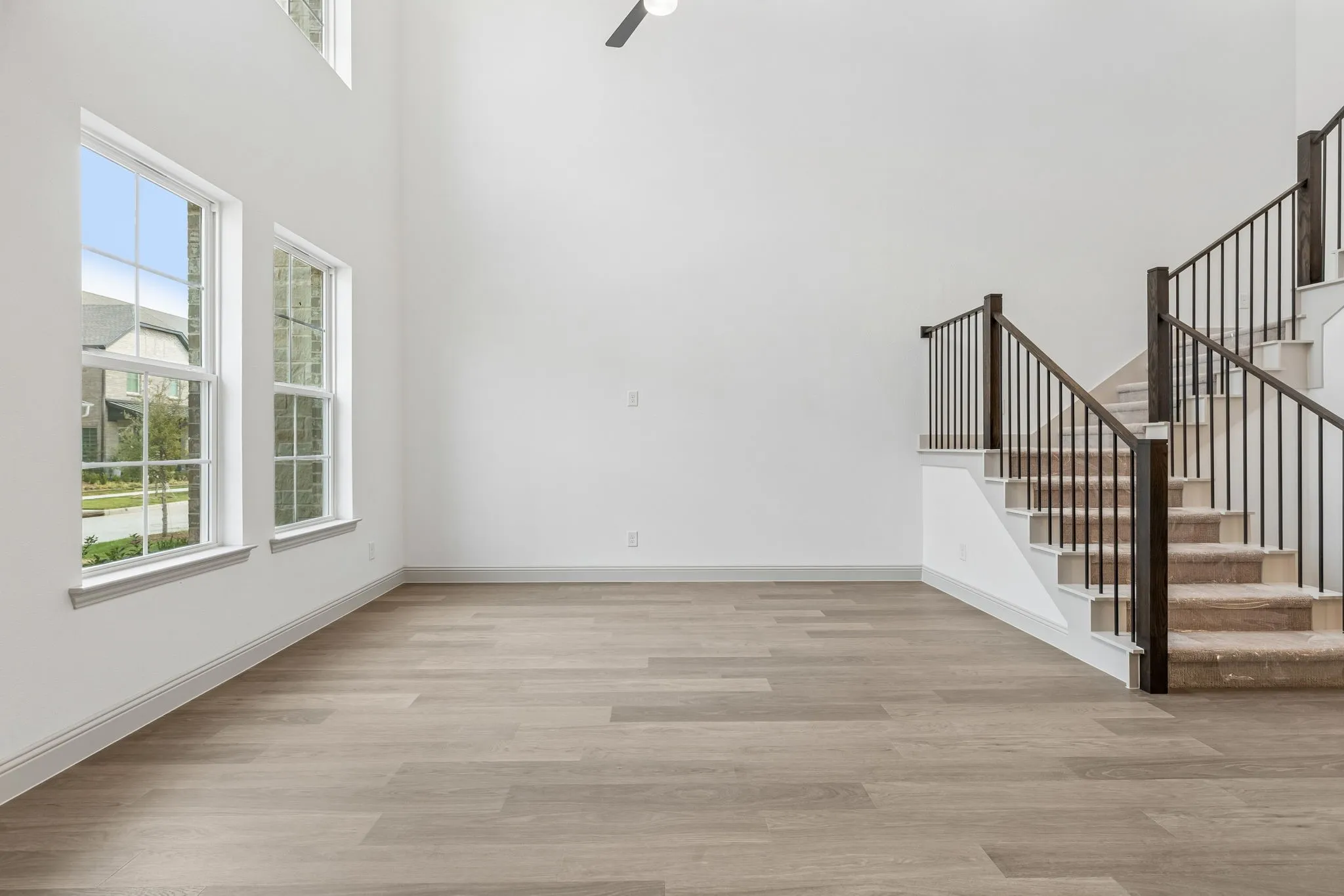 You'll enjoy relaxing in this spacious and bright family room.