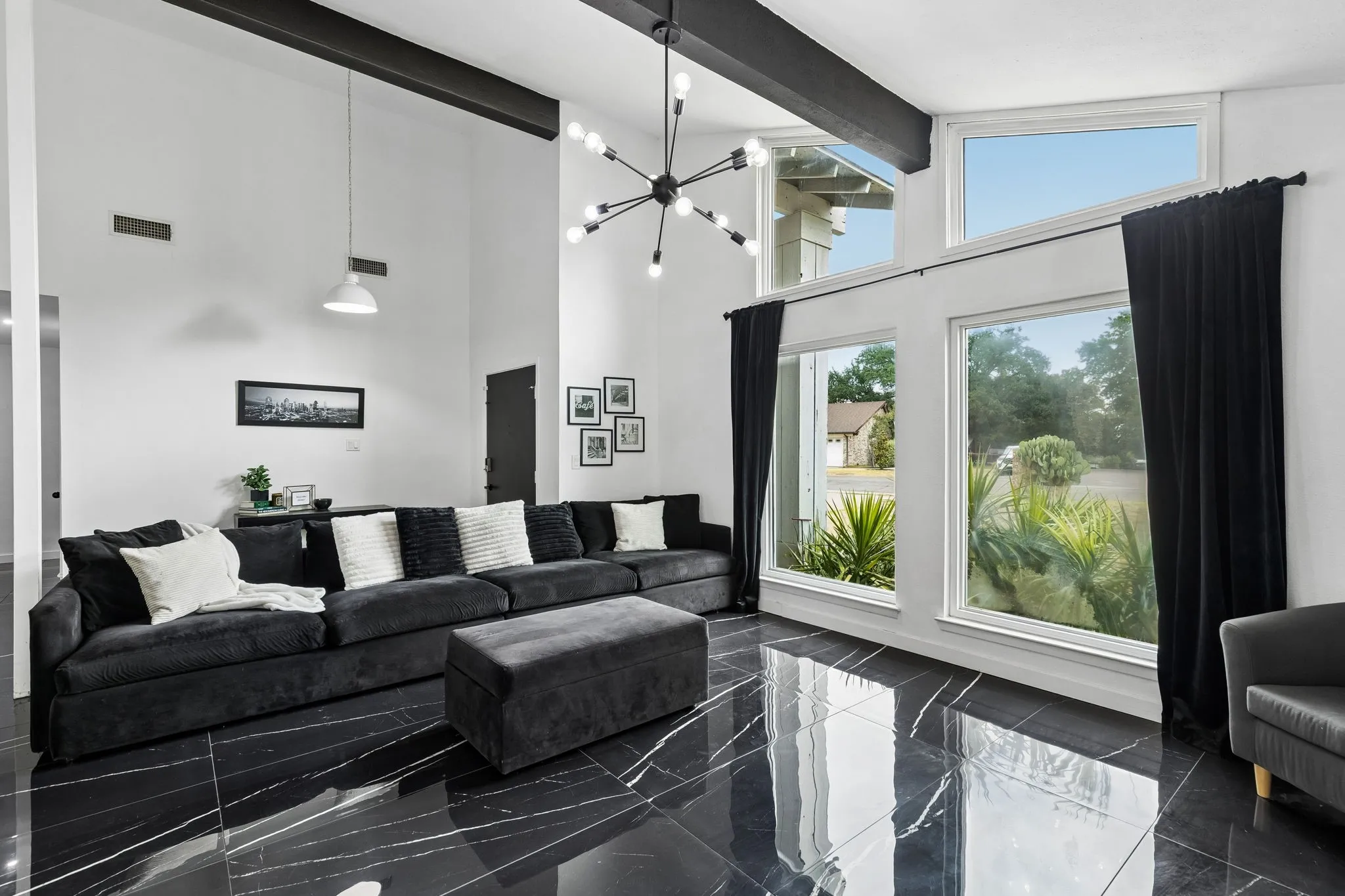 Lots of space to spread out in the front living room