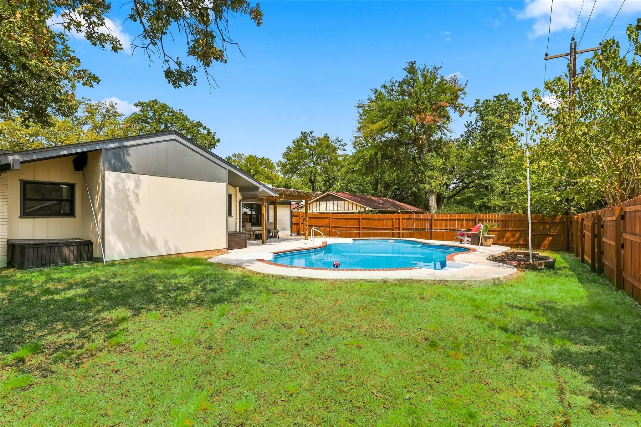 Patio, pool & plenty of Privacy fenced yard!