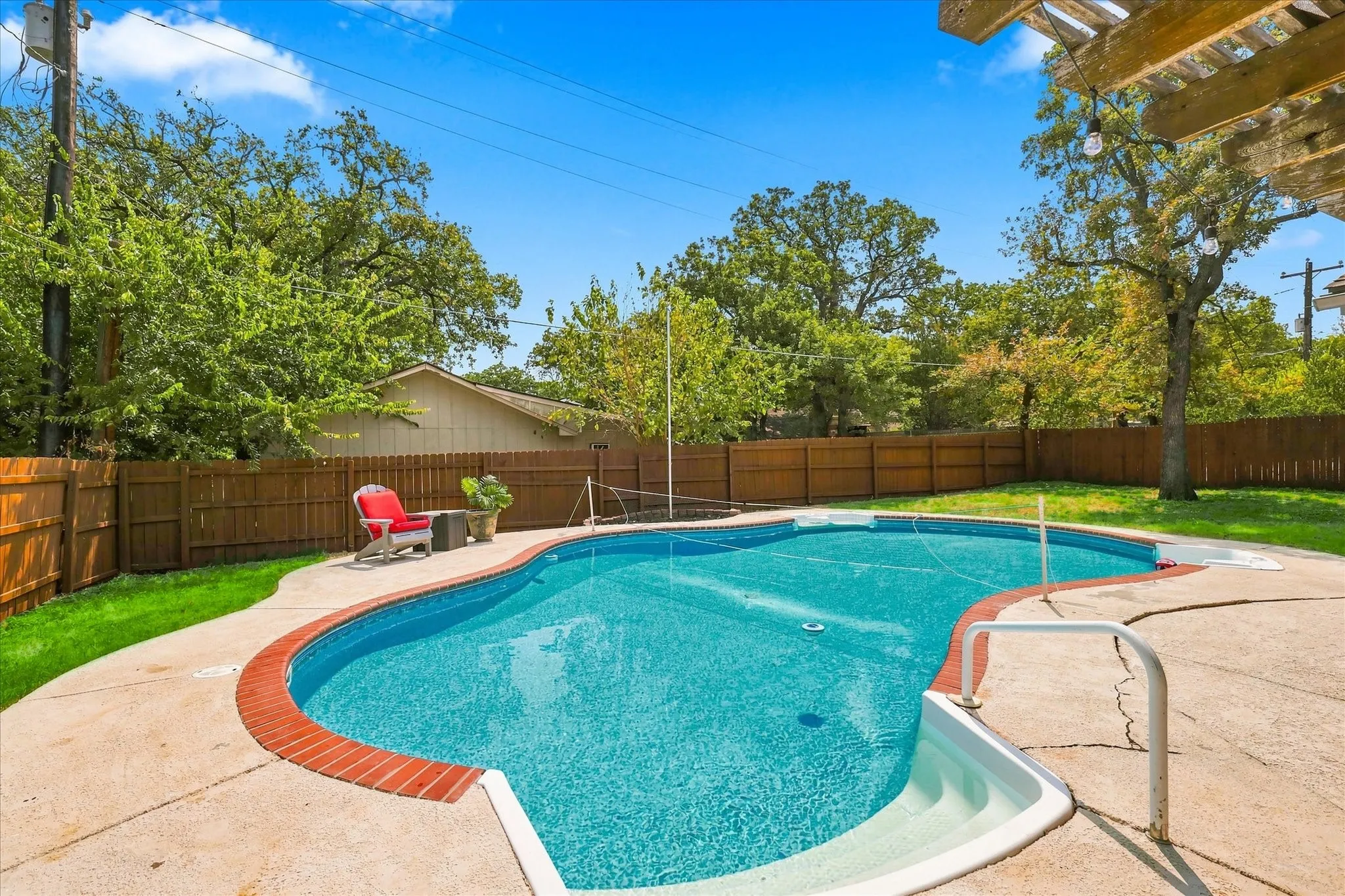 Patio, pool & plenty of Privacy fenced yard!