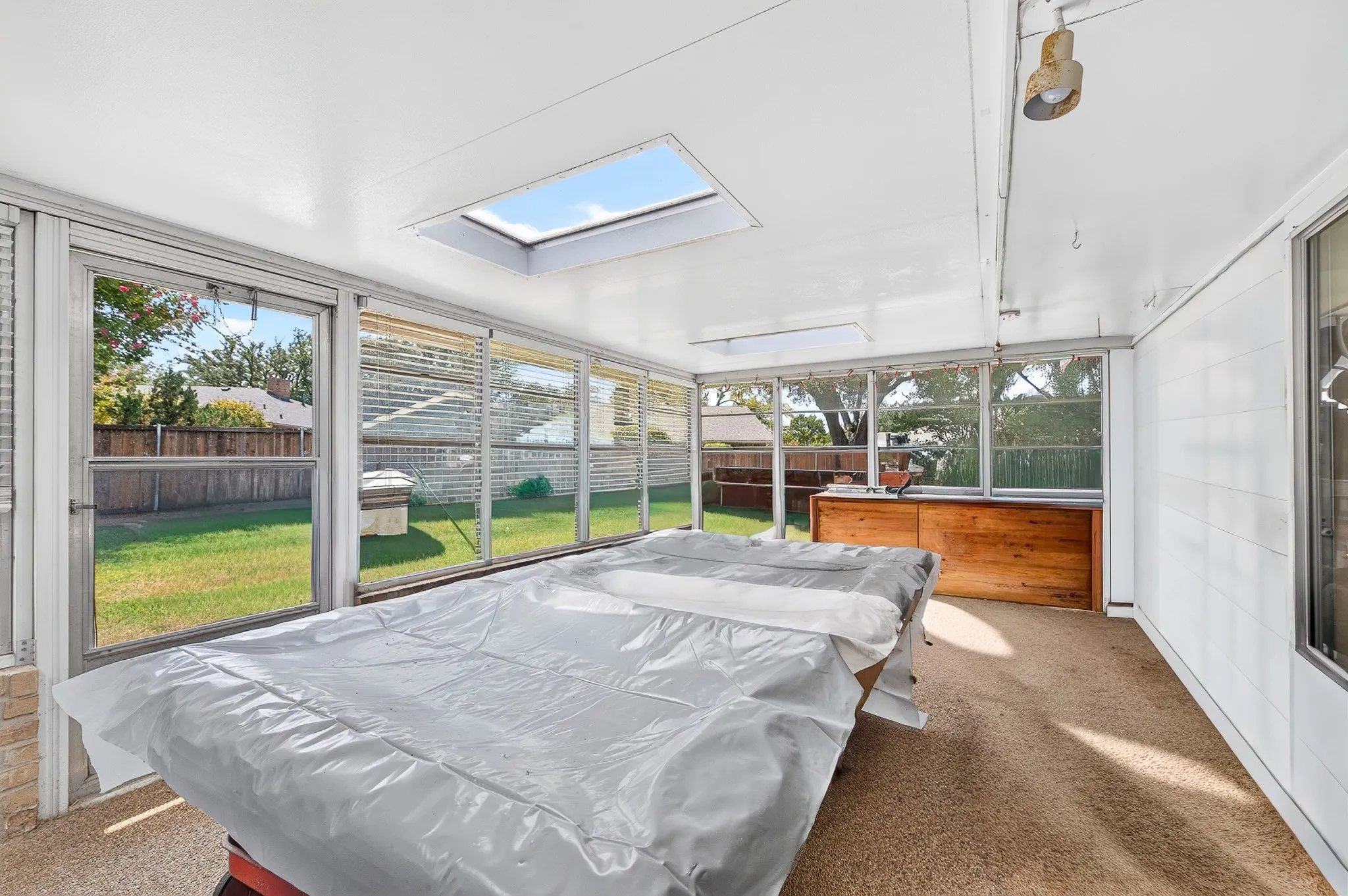 Sun Room some furnishings virtually removed