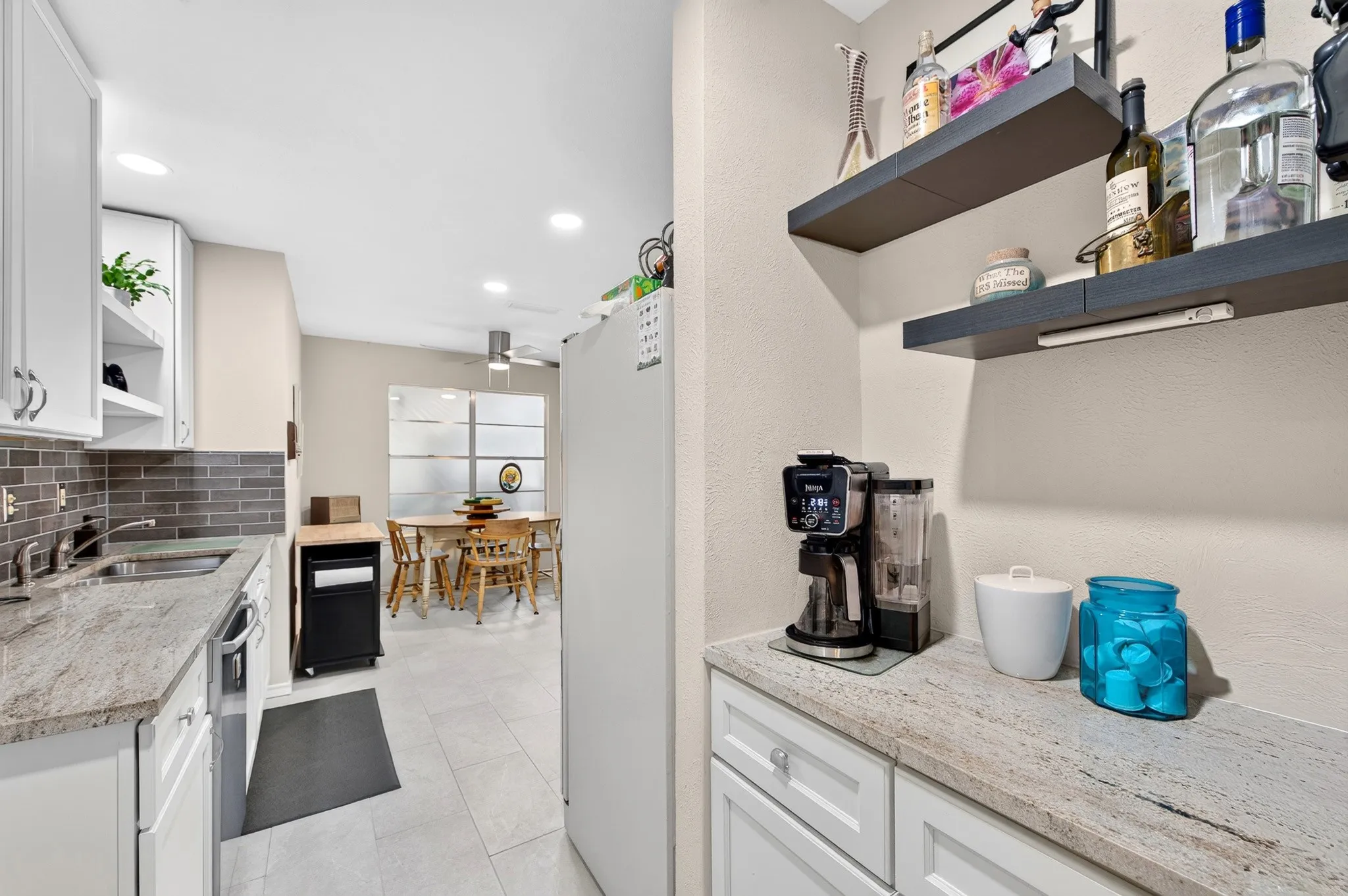 Coffee Bar extra area in kitchen