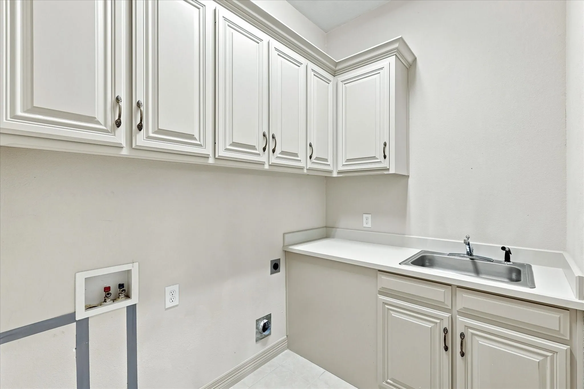With sink and built in storage and second pantry