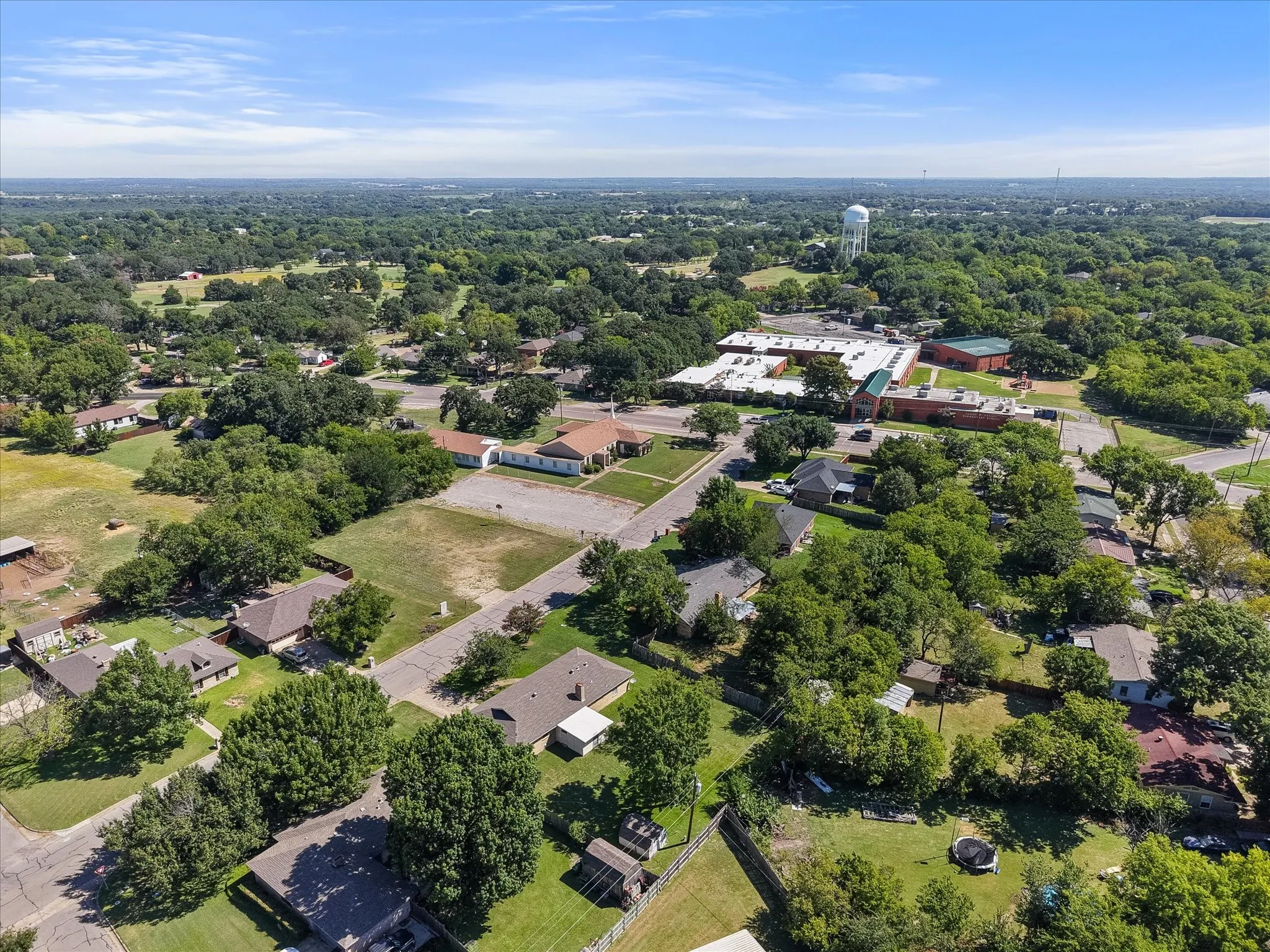 Close to schools, churches, stores