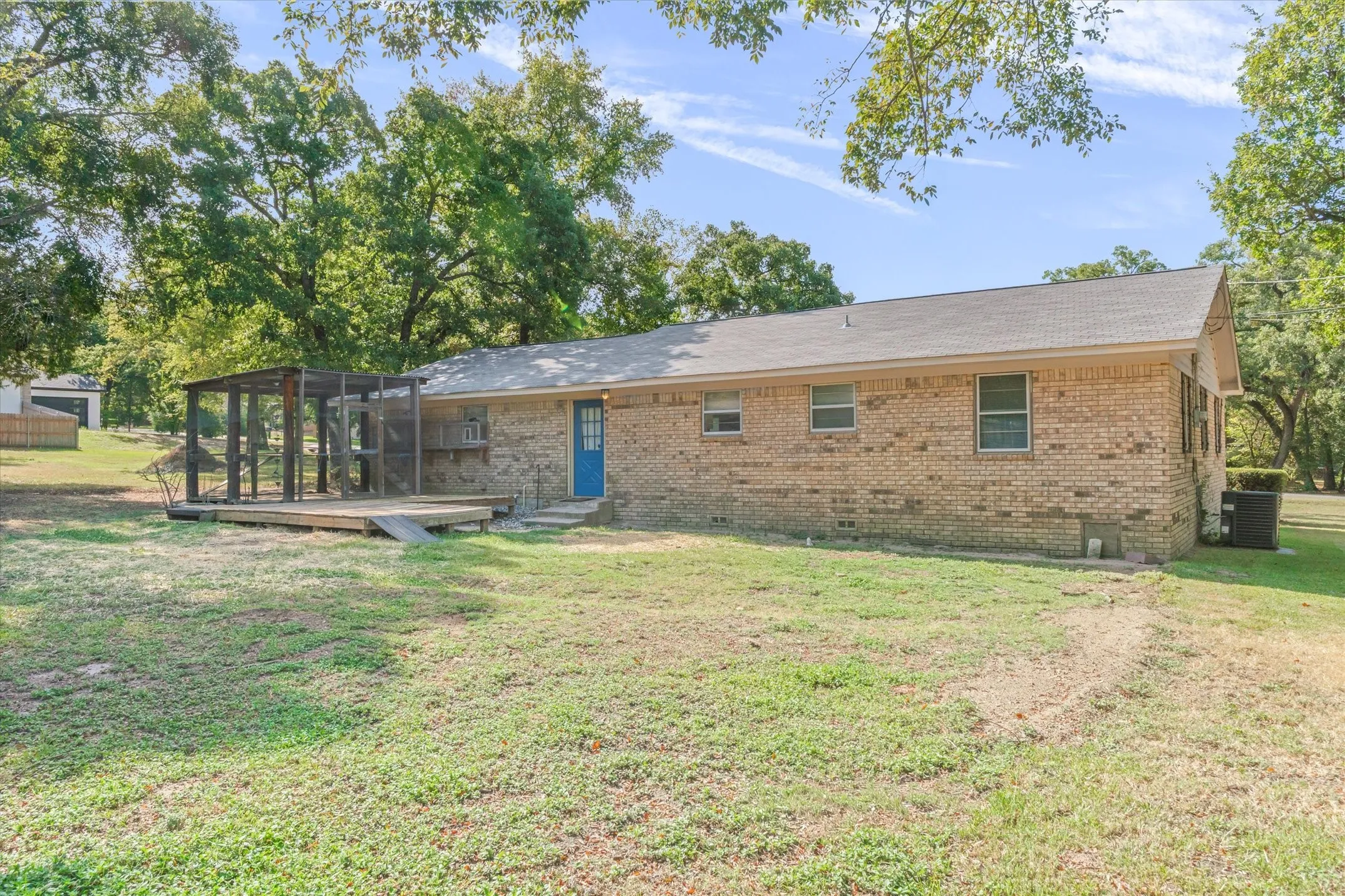 This home sits on 3 lots so plenty of outdoor space to do what your like