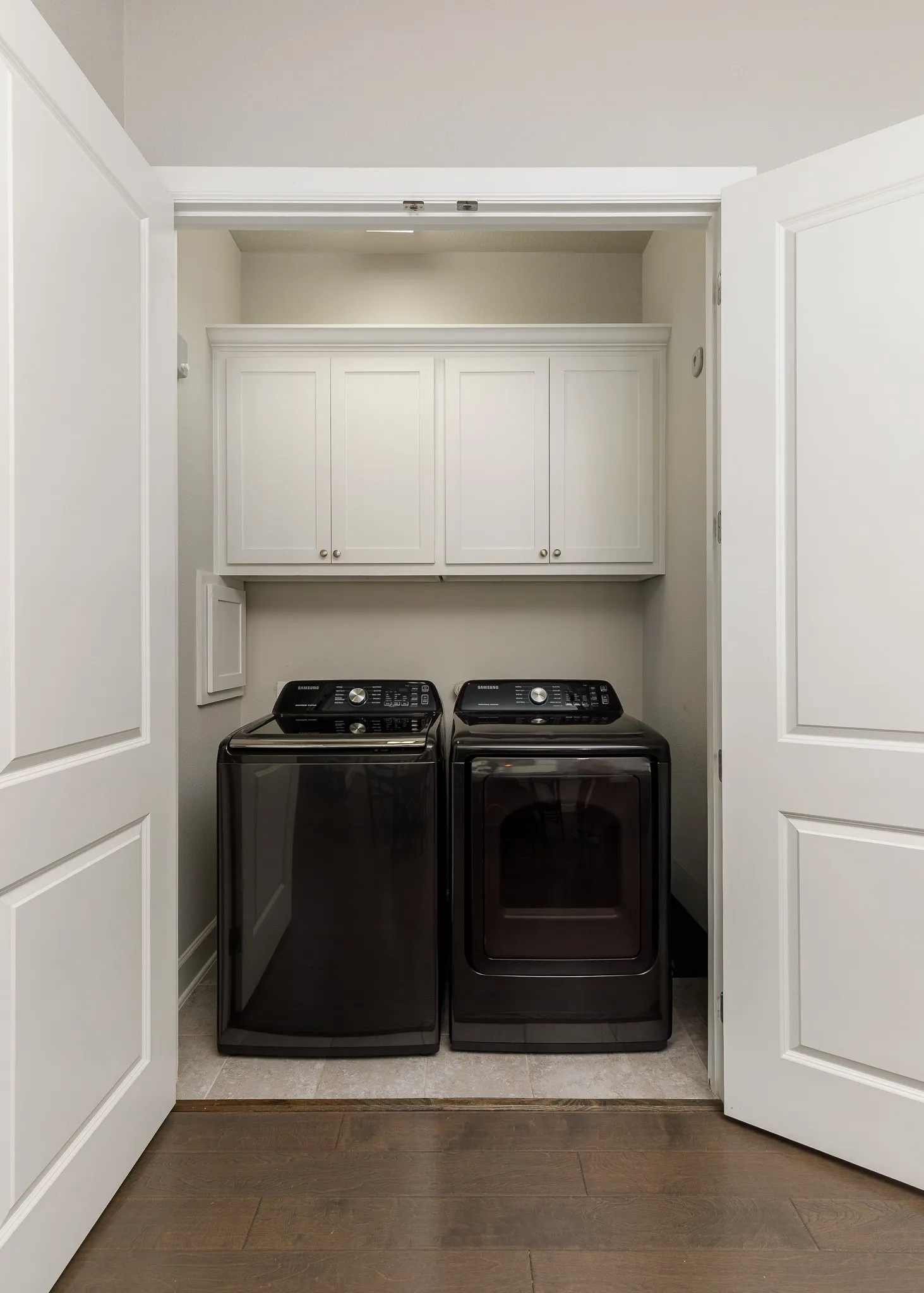 Laundry closet