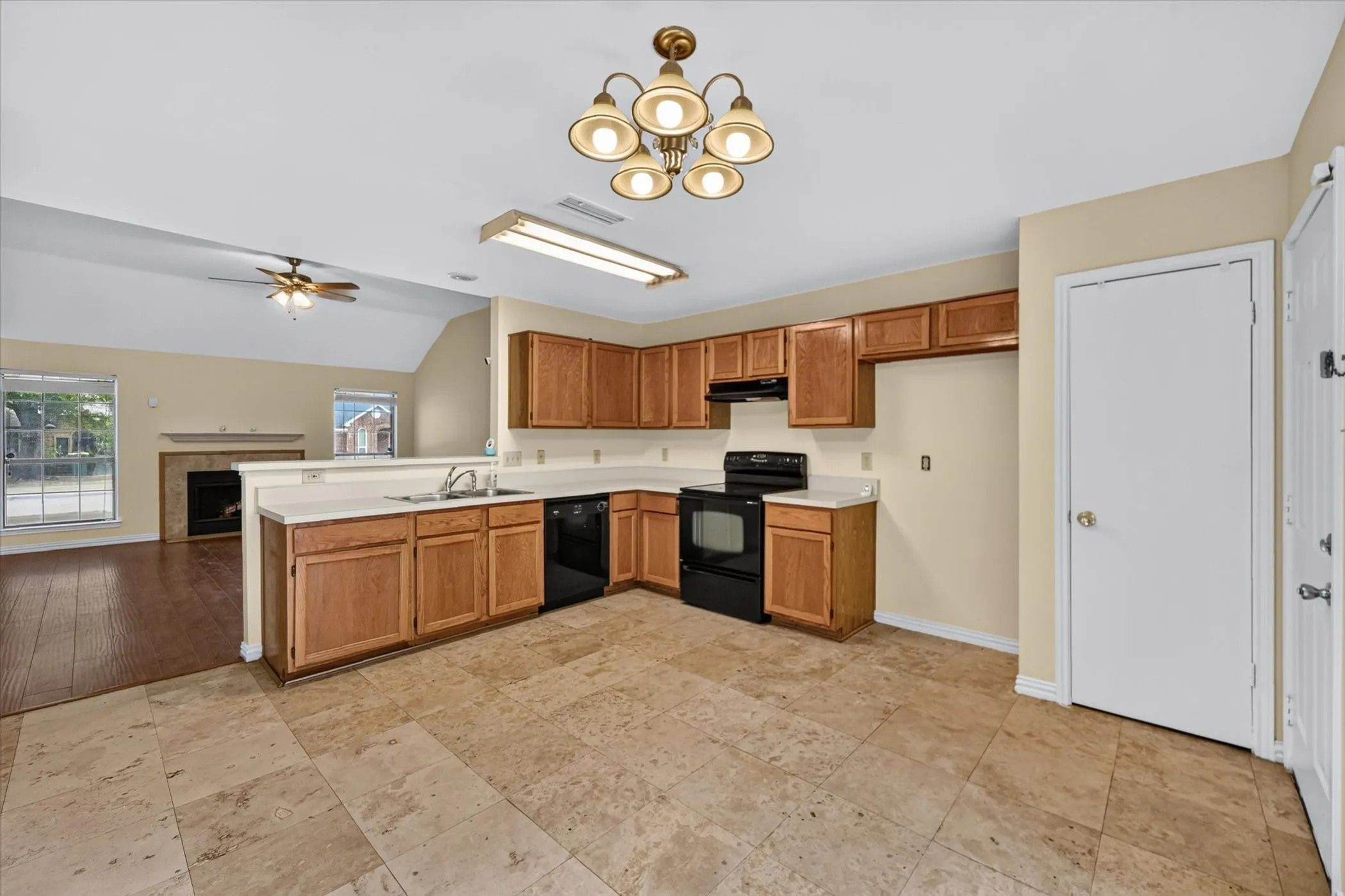 Brand New Dishwasher! Kitchen is open to the living room