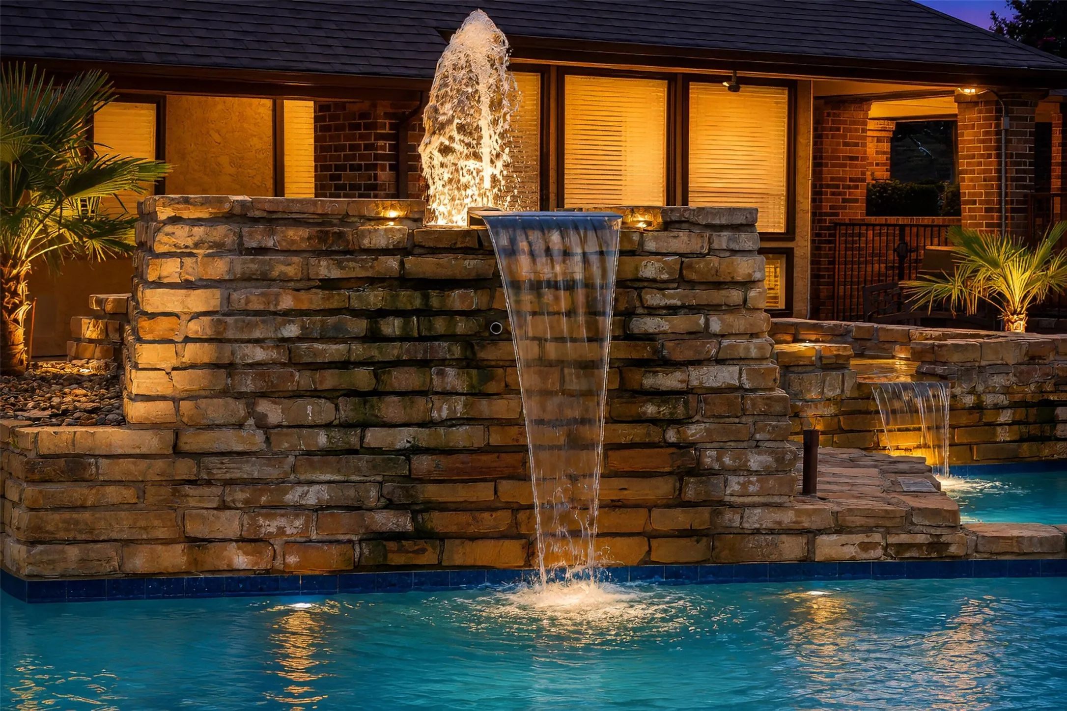 Water feature.