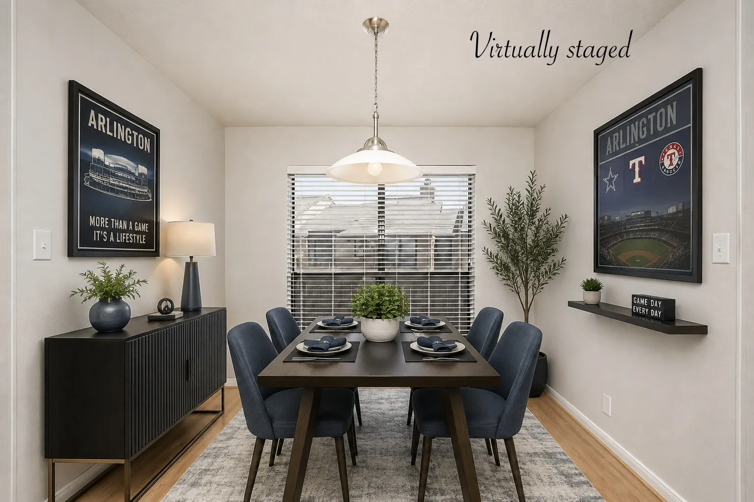 There is no shortage of space in this condo. Ample room for a great dining space and more.