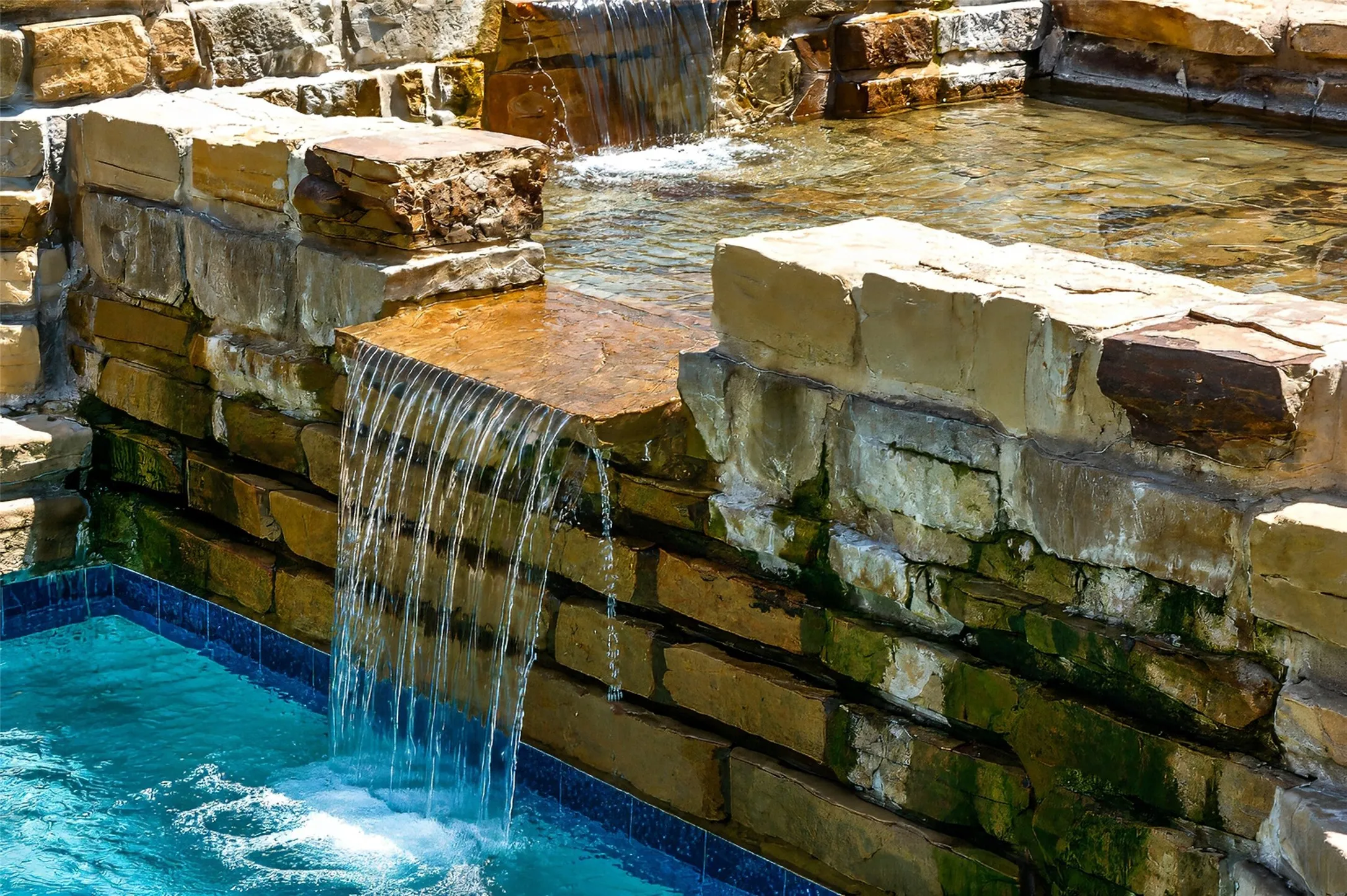 Water feature.